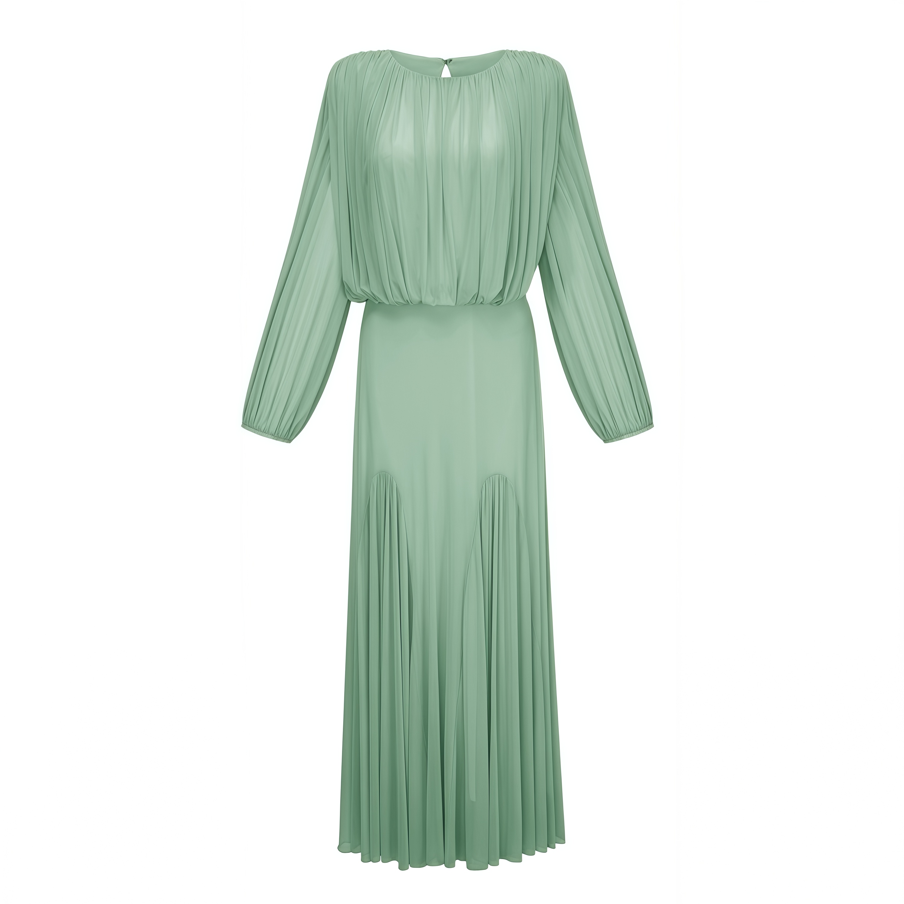 Robe longue plissée à manches Green Lantern