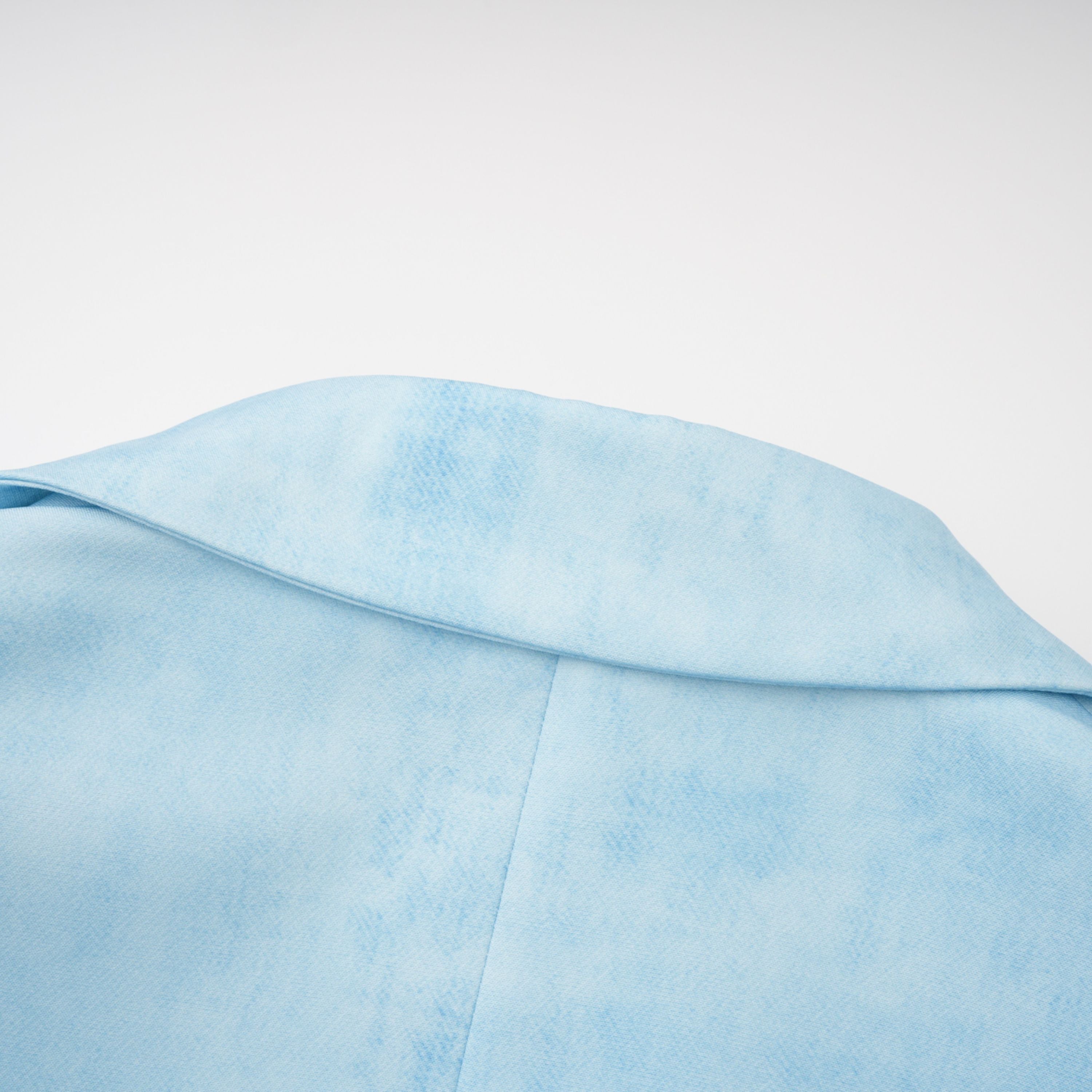 Célestine Blue Double-Breasted Blazer & Shorts Set