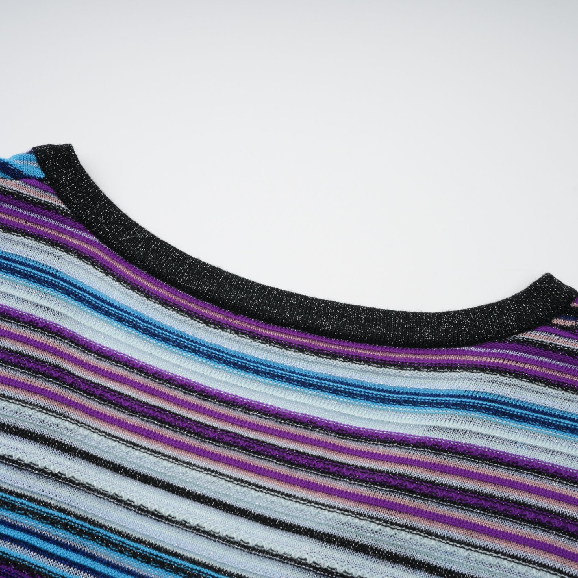 Mathilde metallic pleated midi dress in Blue