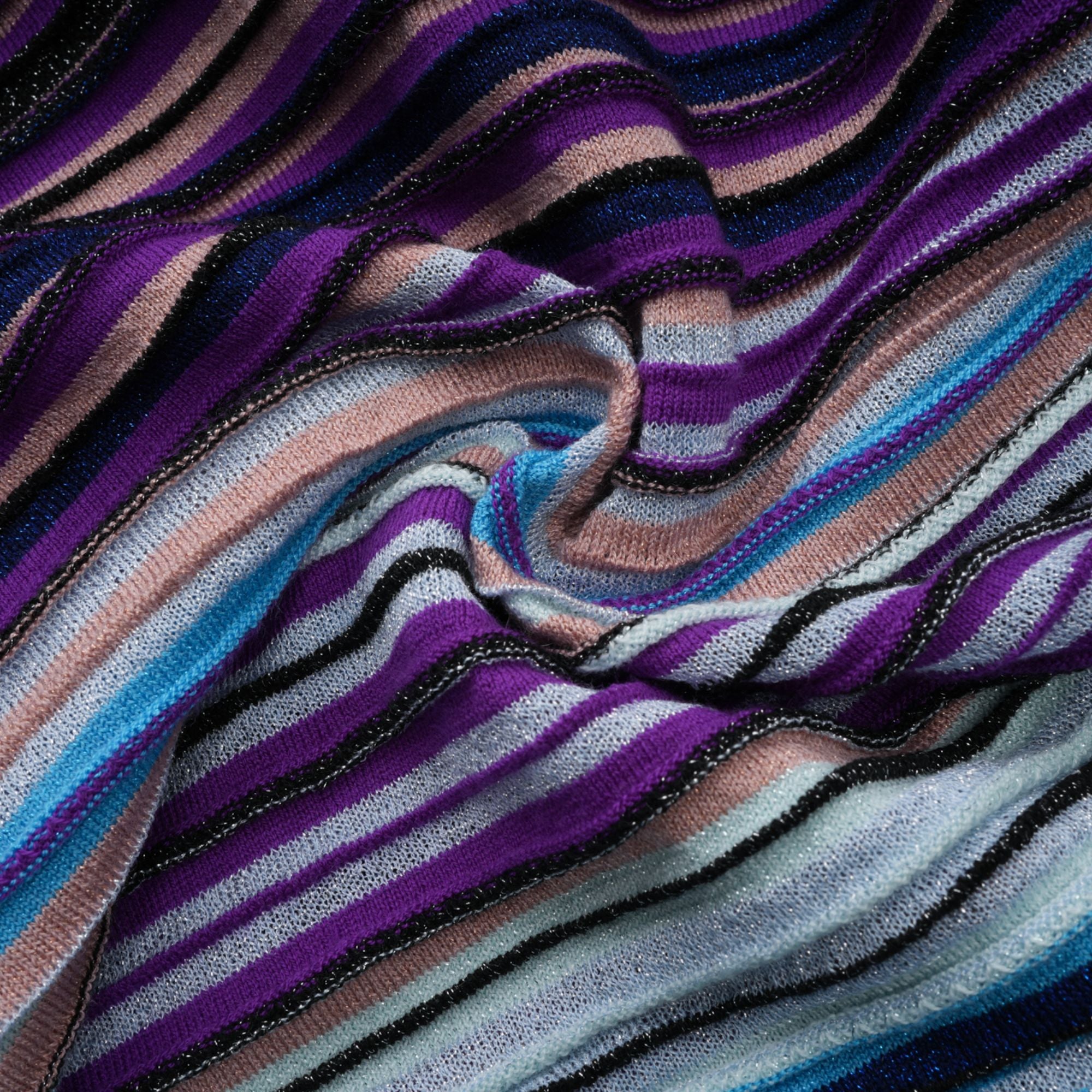 Mathilde metallic pleated midi dress in Blue