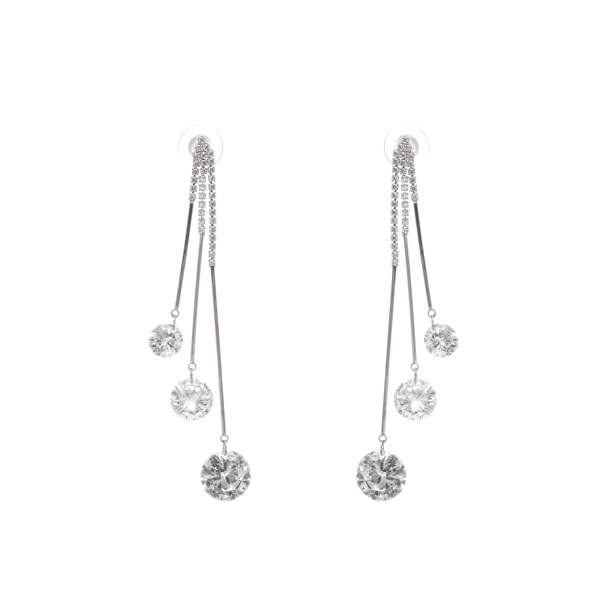 Solada crystal drop earrings