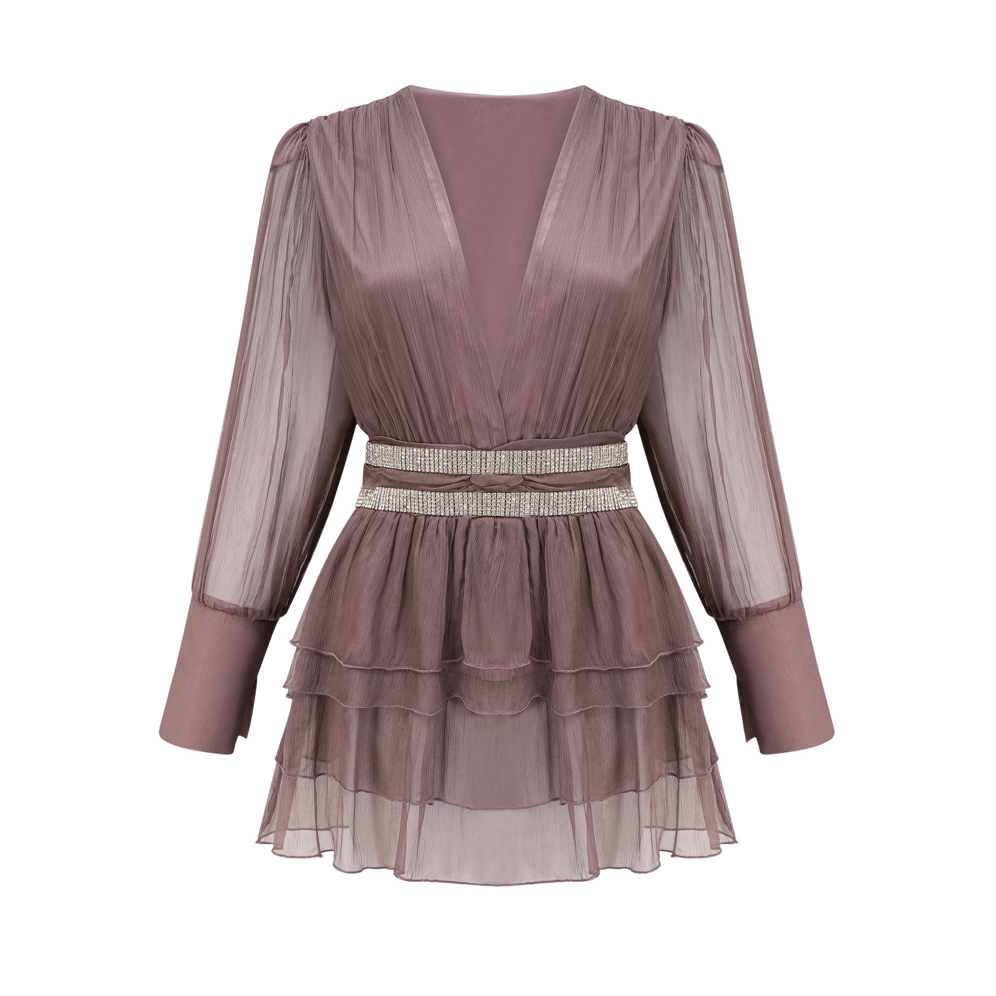 Ellica crystal-embellished silk mini dress (Final Sale)