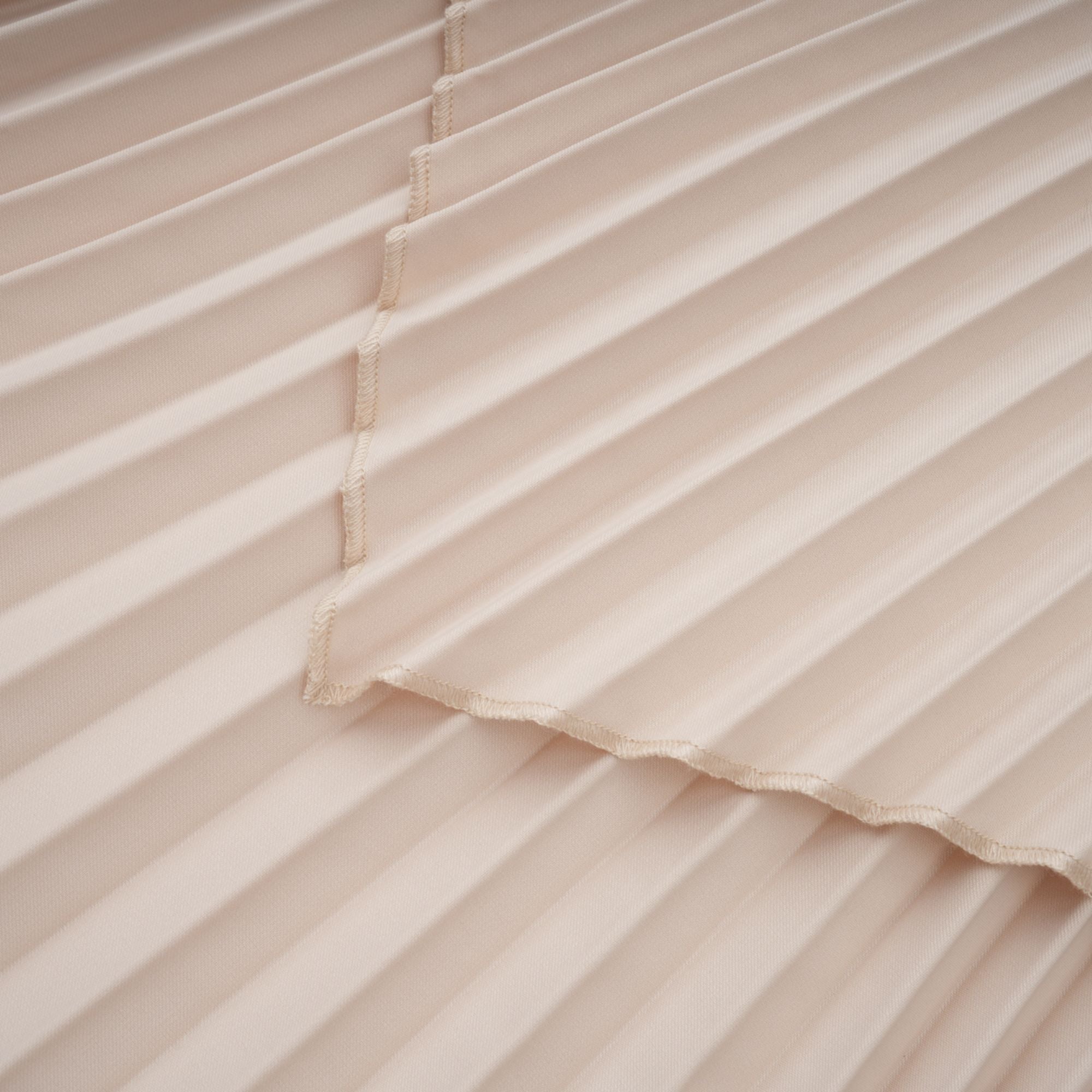 Héloïse neutrals cape pleated midi dress