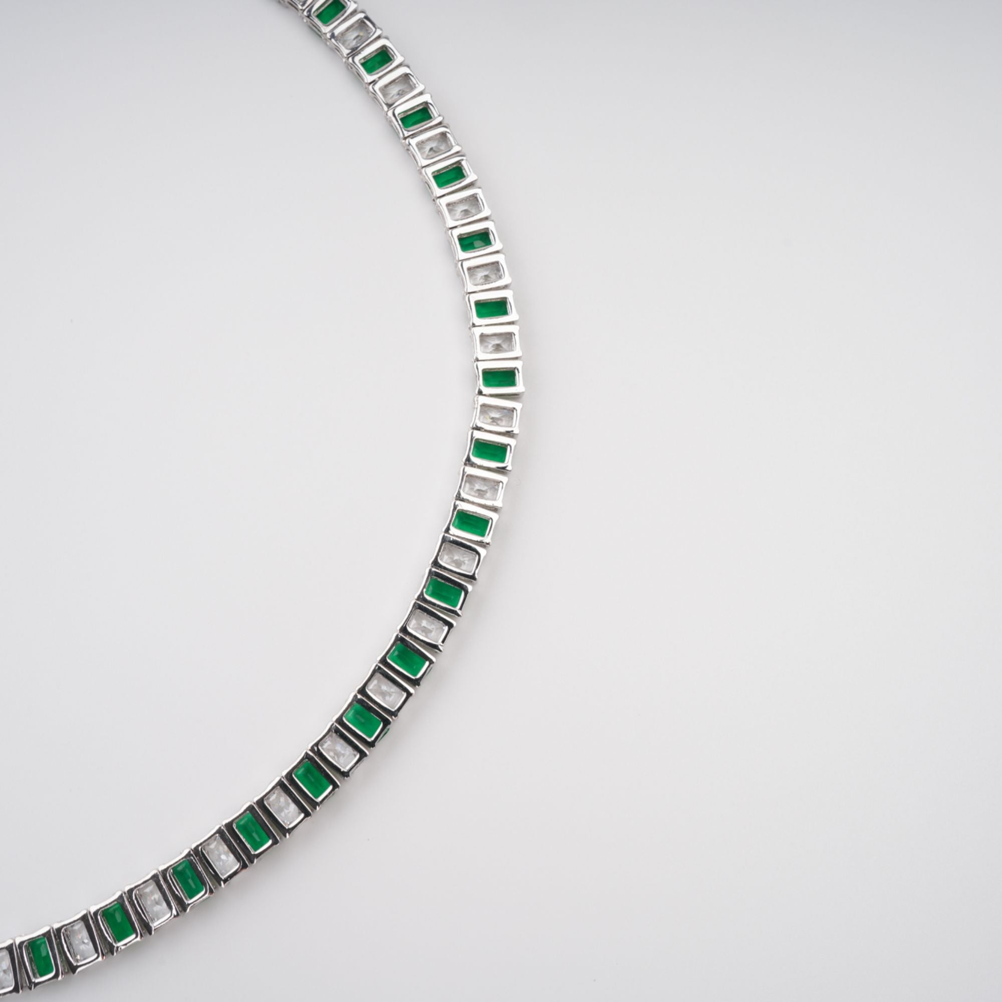 Florence Green Crystal-Embellished Necklace