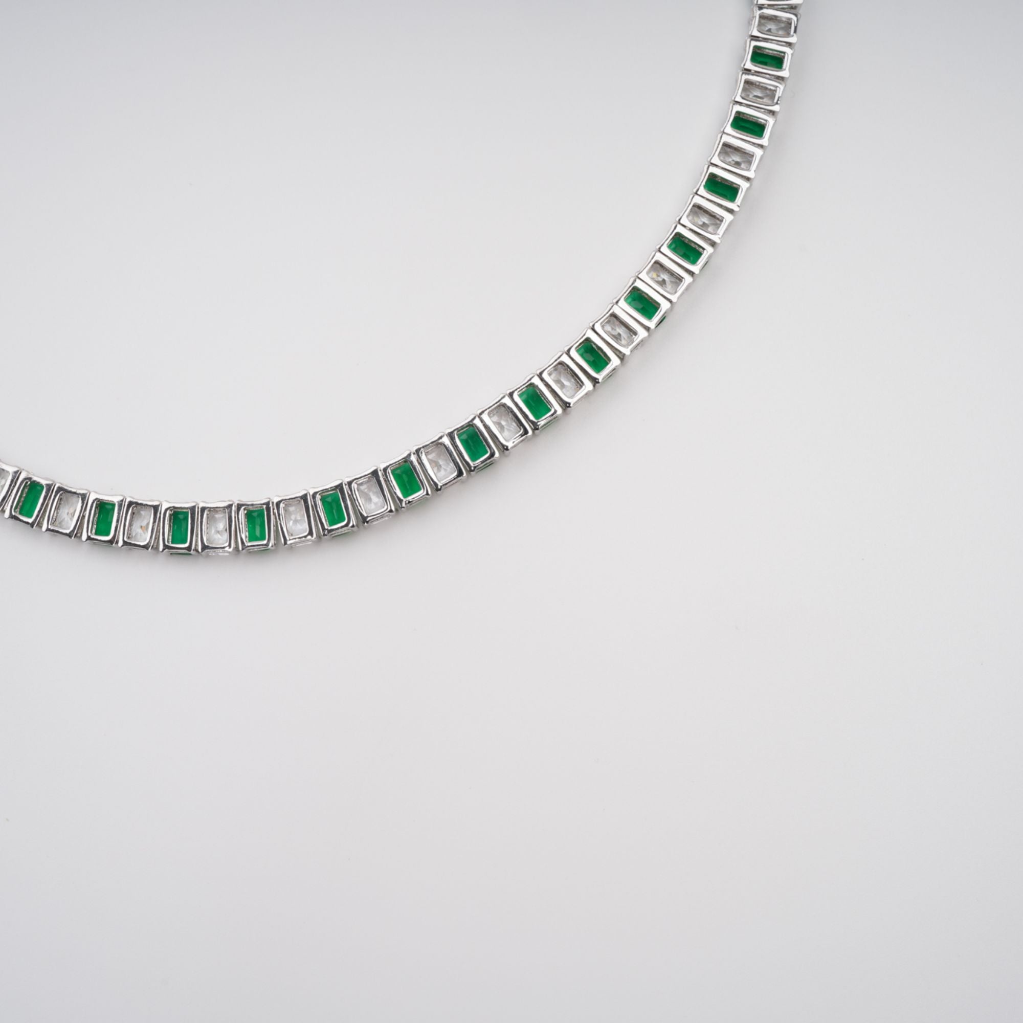 Florence Green Crystal-Embellished Necklace