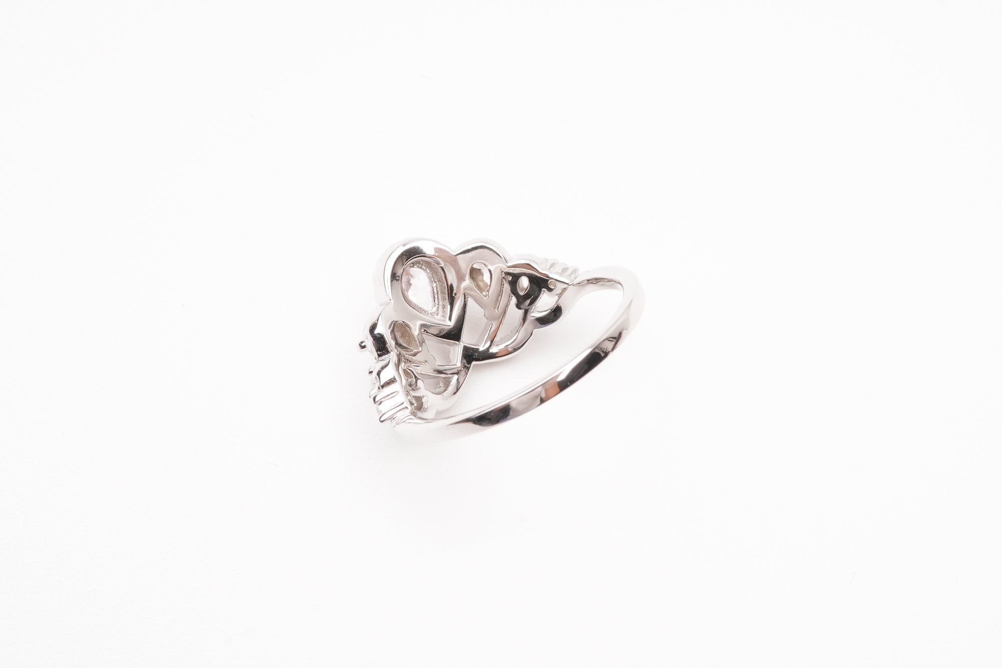 Carmen Pink Crown Silver Ring