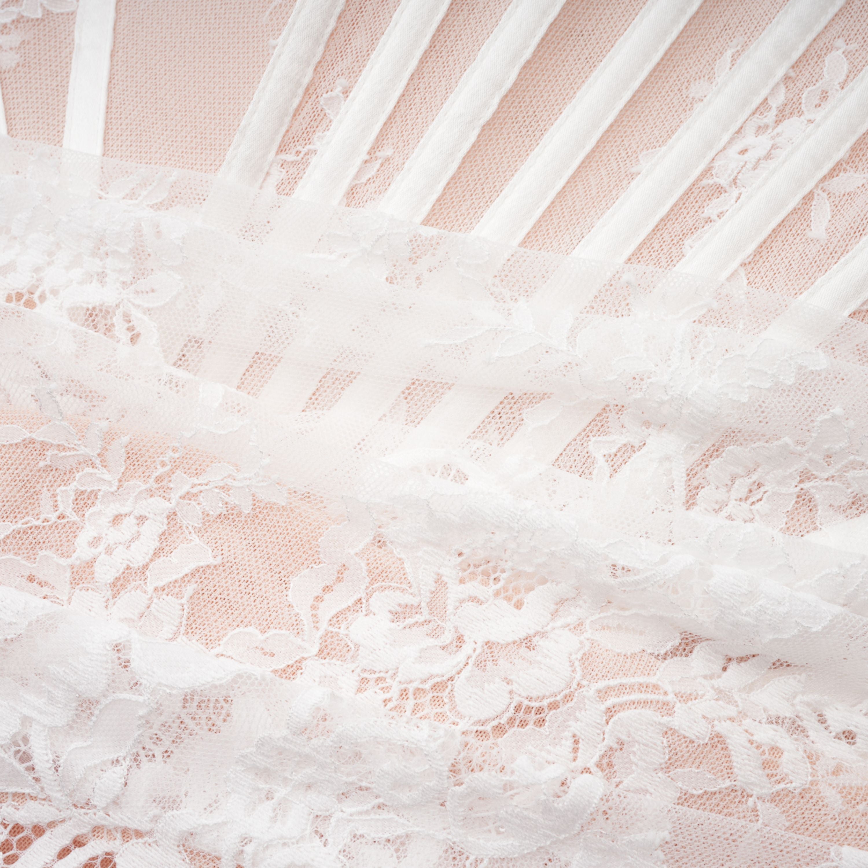 Margherita White Floral Lace Dress & Skirt Set