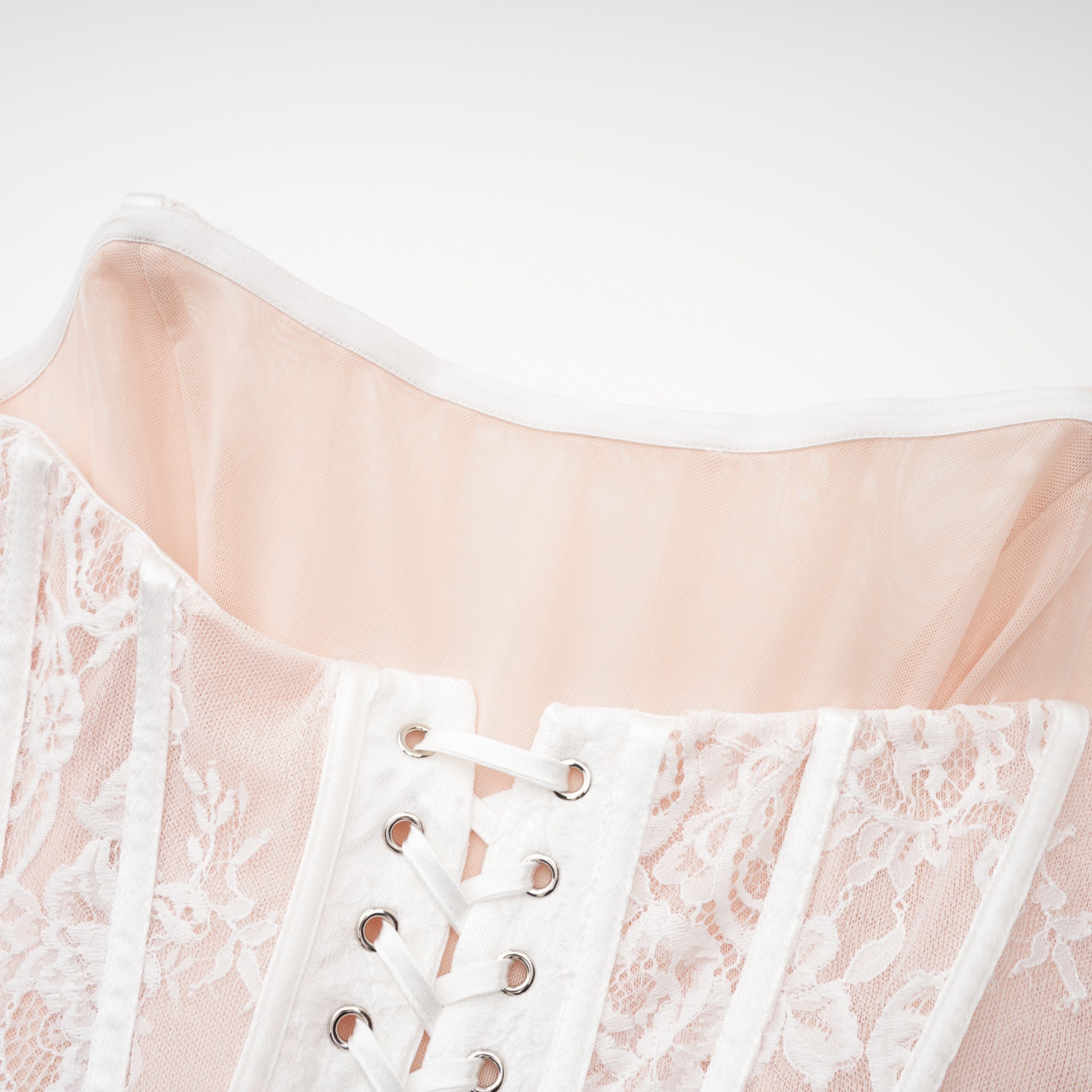 Margherita White Floral Lace Dress & Skirt Set