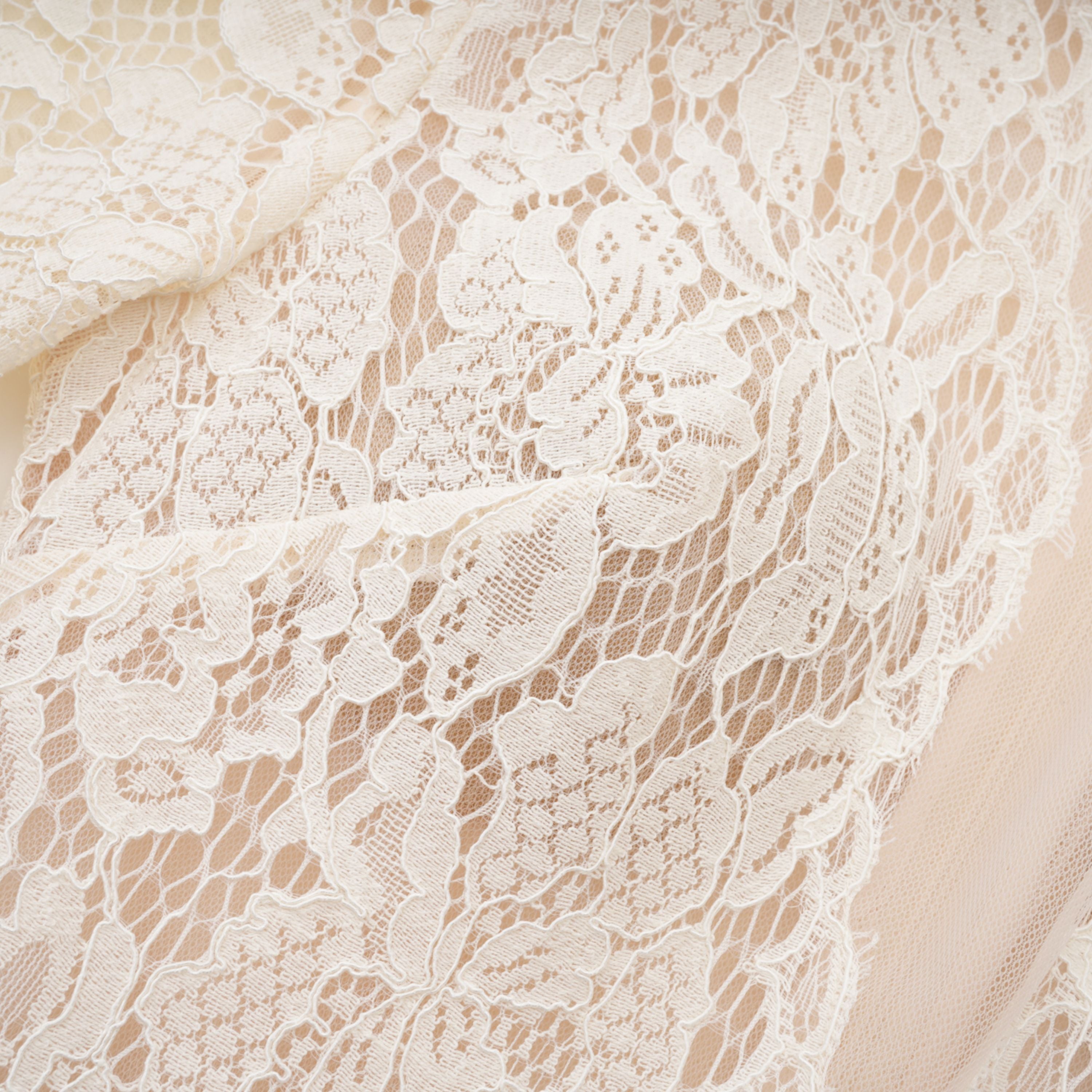 Oliana Ivory Lace Maxi Gown