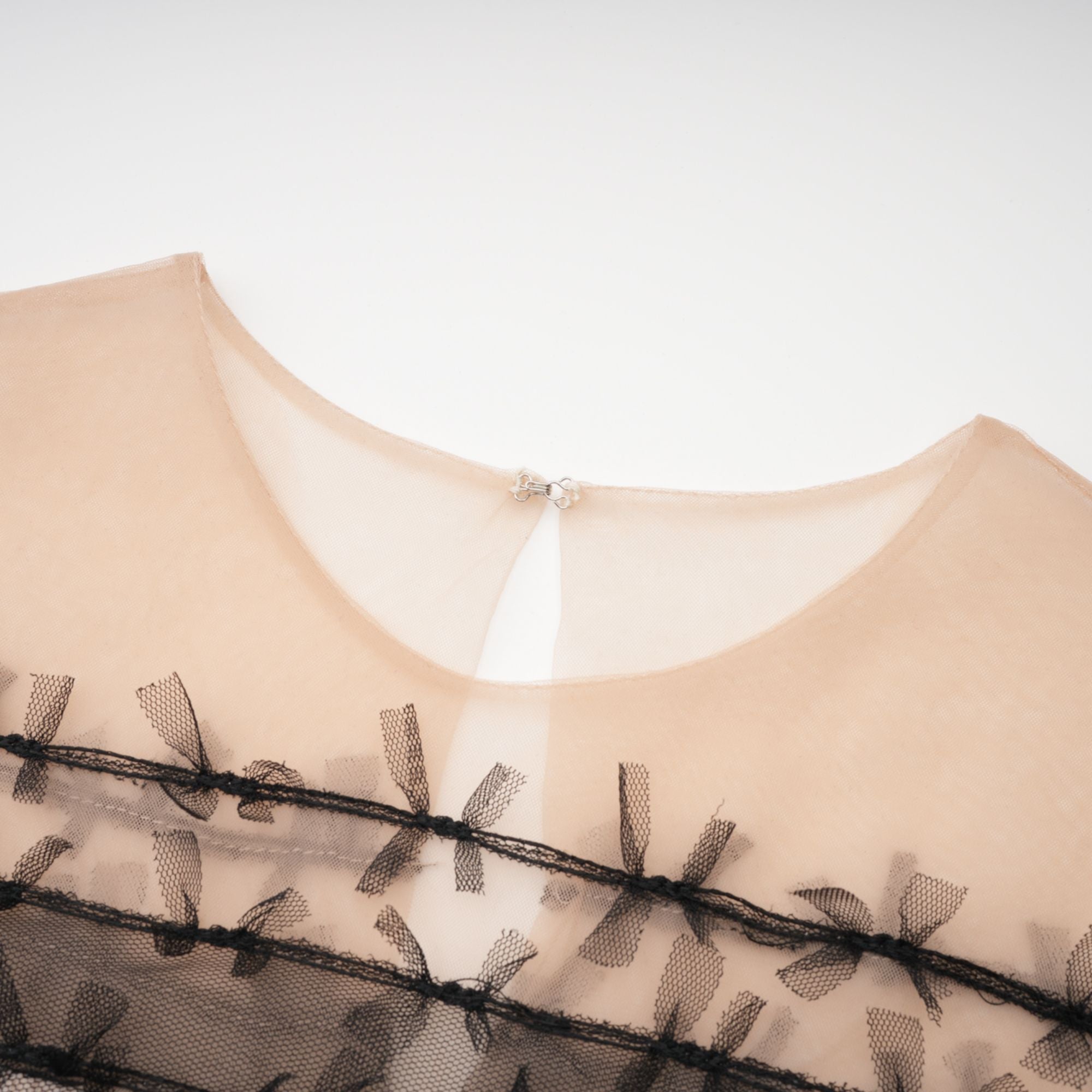 Eléonore Color Block Tulle Midi Dress