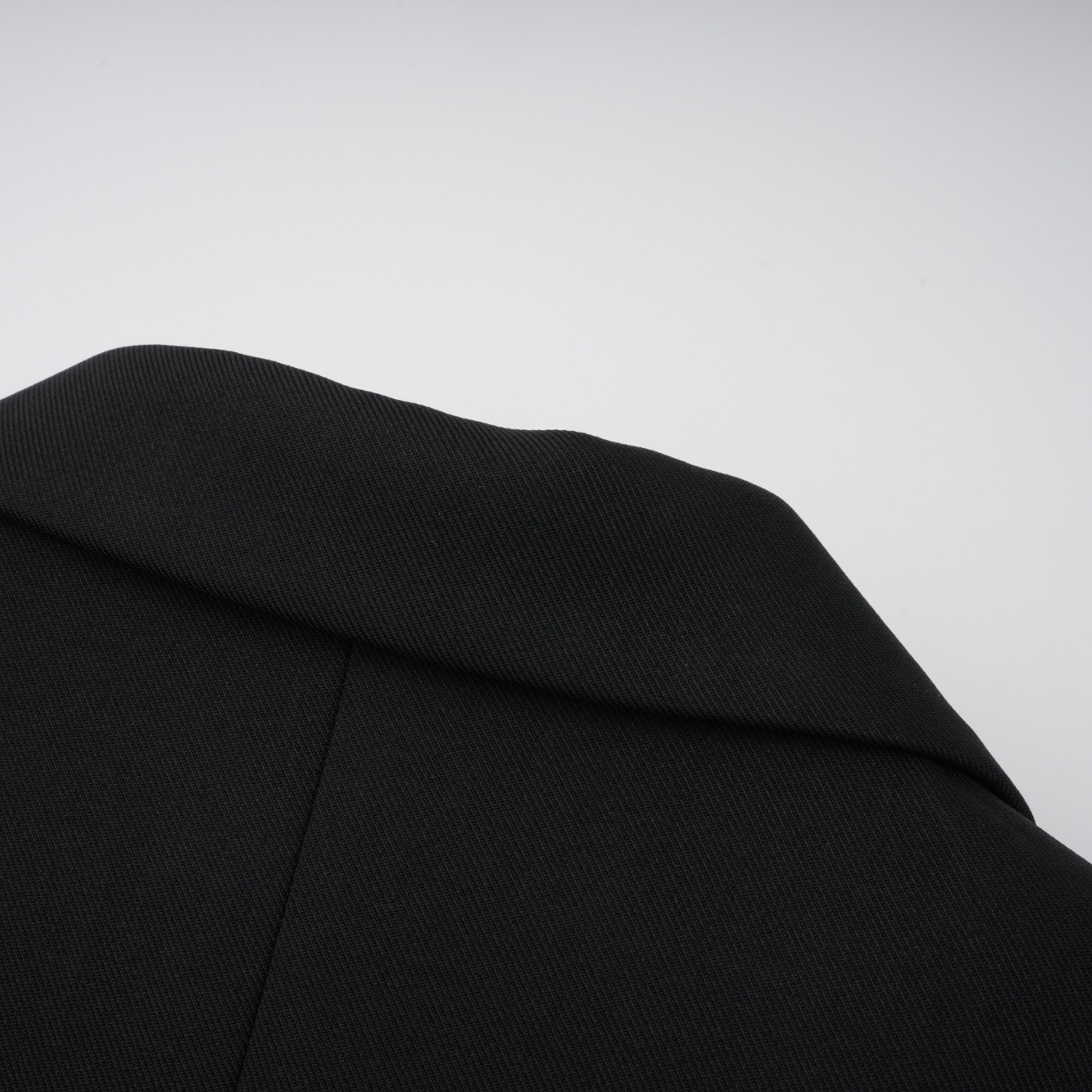 Dianthe Black Double-Breasted Oversize Blazer