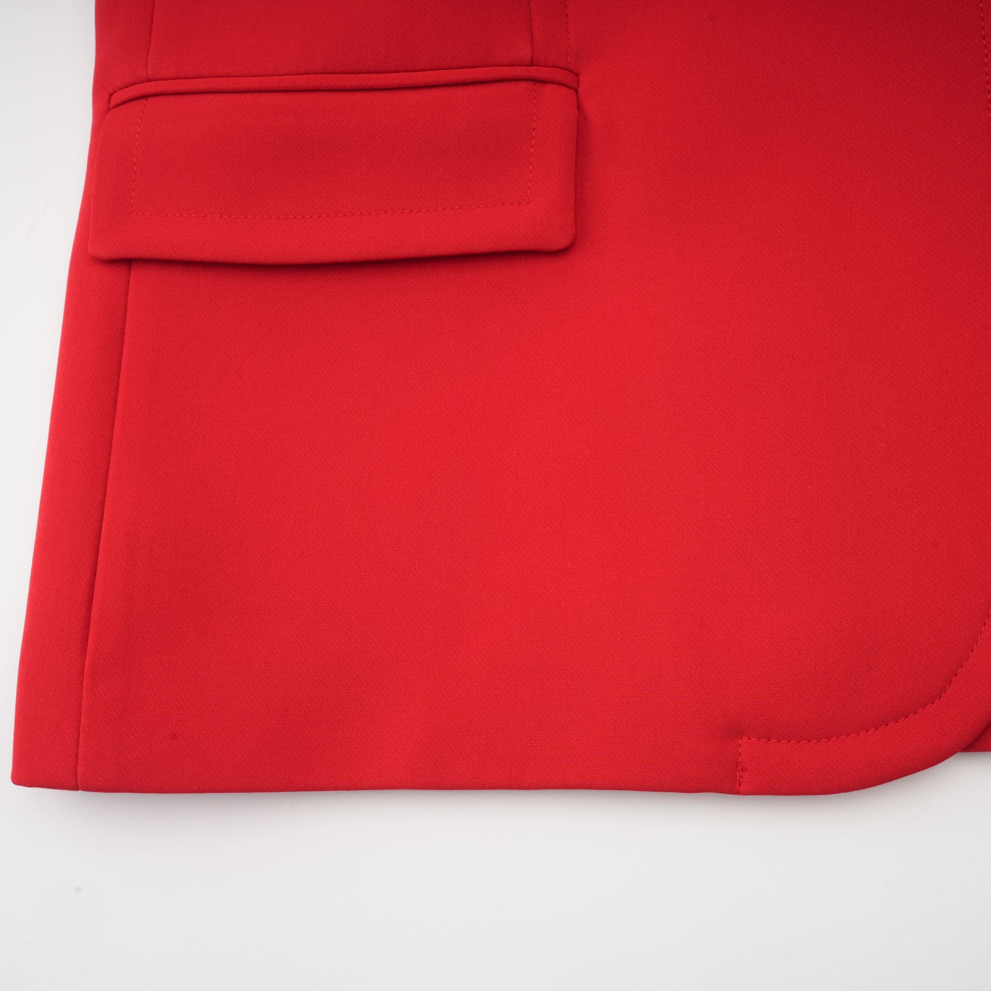 سترة كولين الحمراء ذات الصدر المزدوج على شكل الساعة الرملية