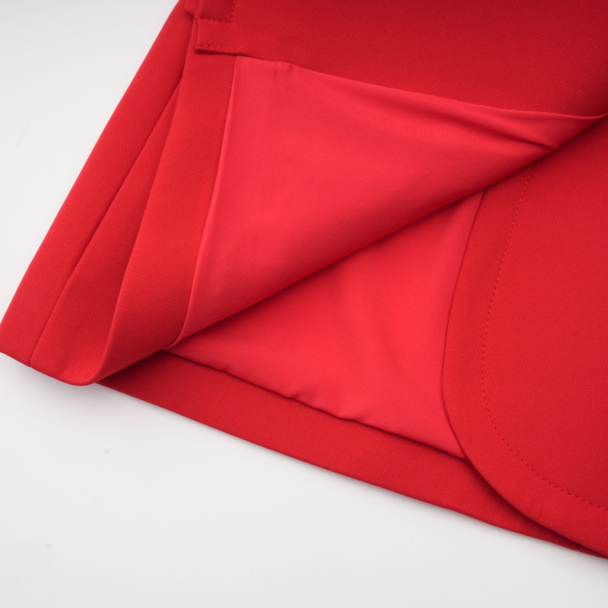 سترة كولين الحمراء ذات الصدر المزدوج على شكل الساعة الرملية