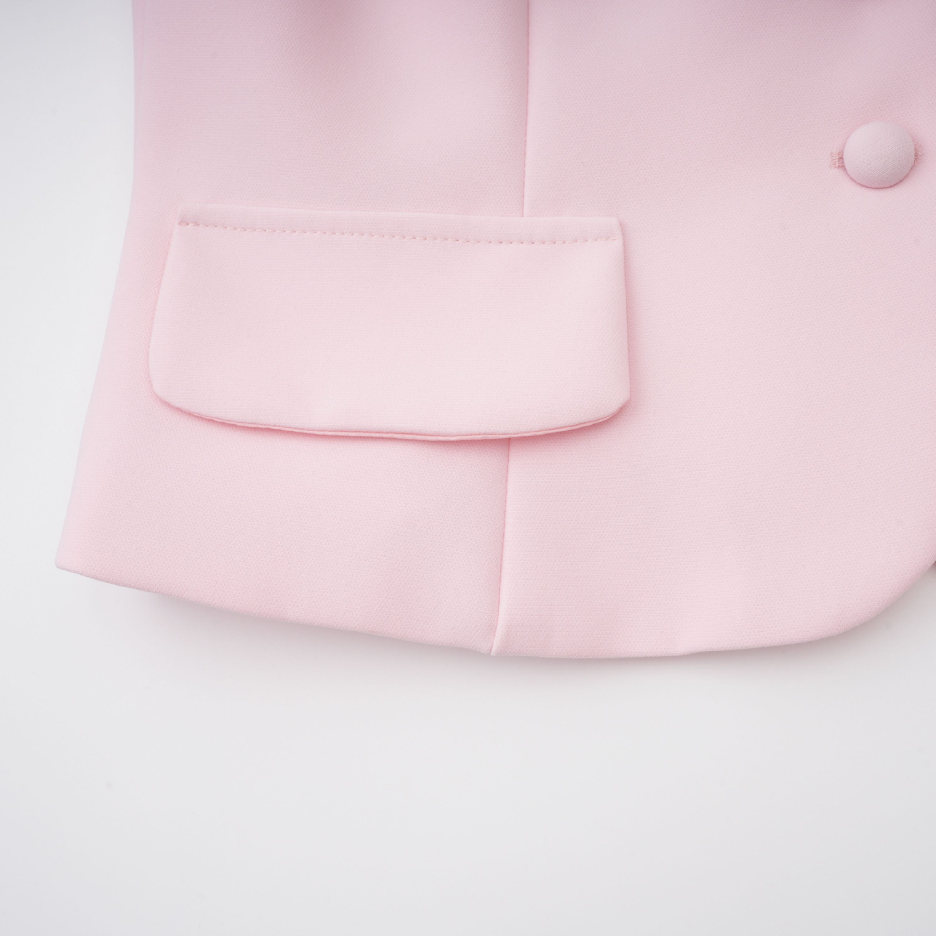 Eira Pink Peter Pan Collar Jacket & Skirt Set