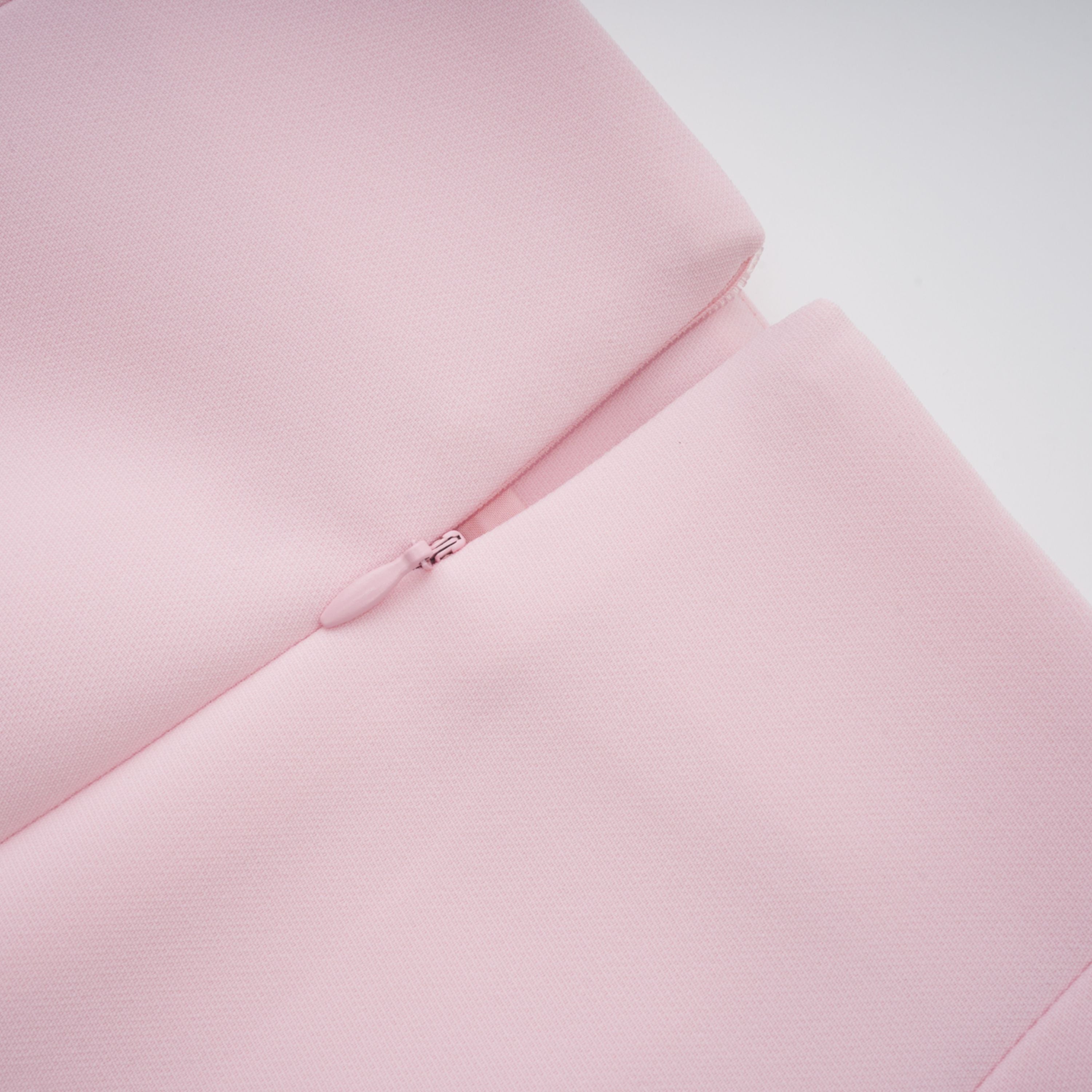 Eira Pink Peter Pan Collar Jacket & Skirt Set