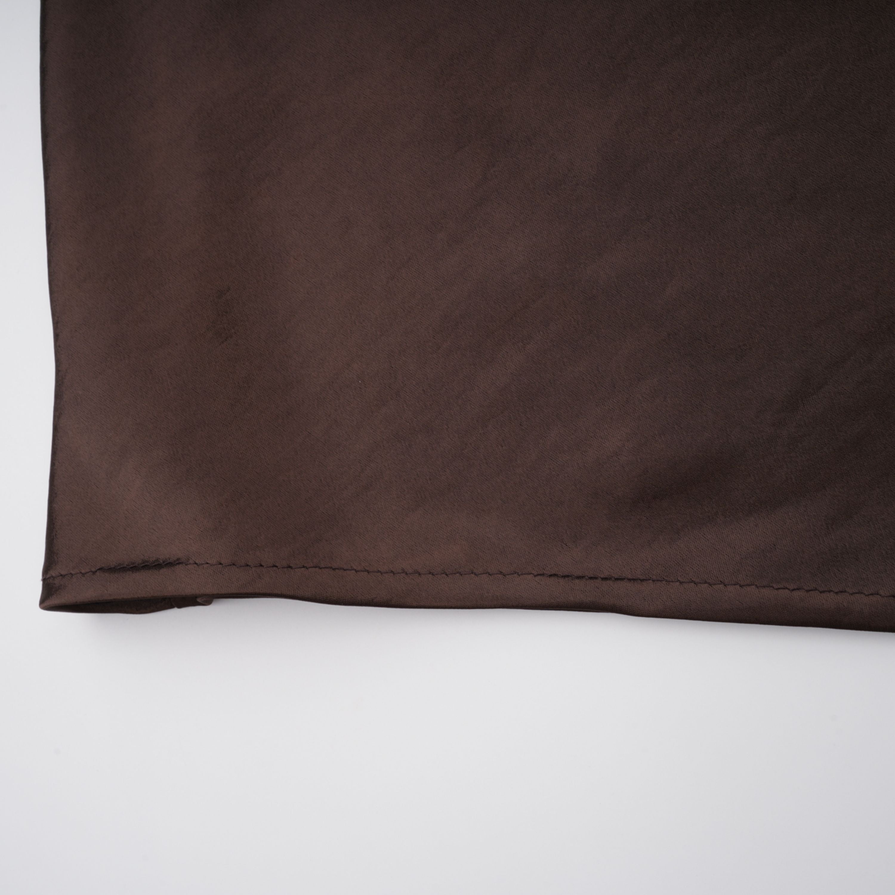 Pernilla Brown One Shoulder Satin Mini Dress