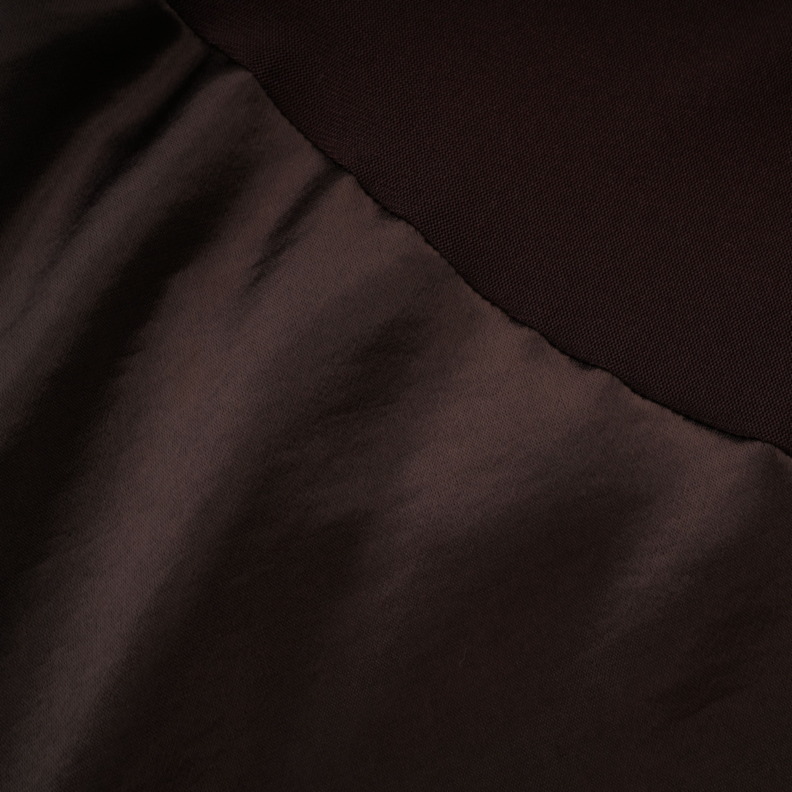 Gitta Brown Off Shoulder Satin Maxi Gown