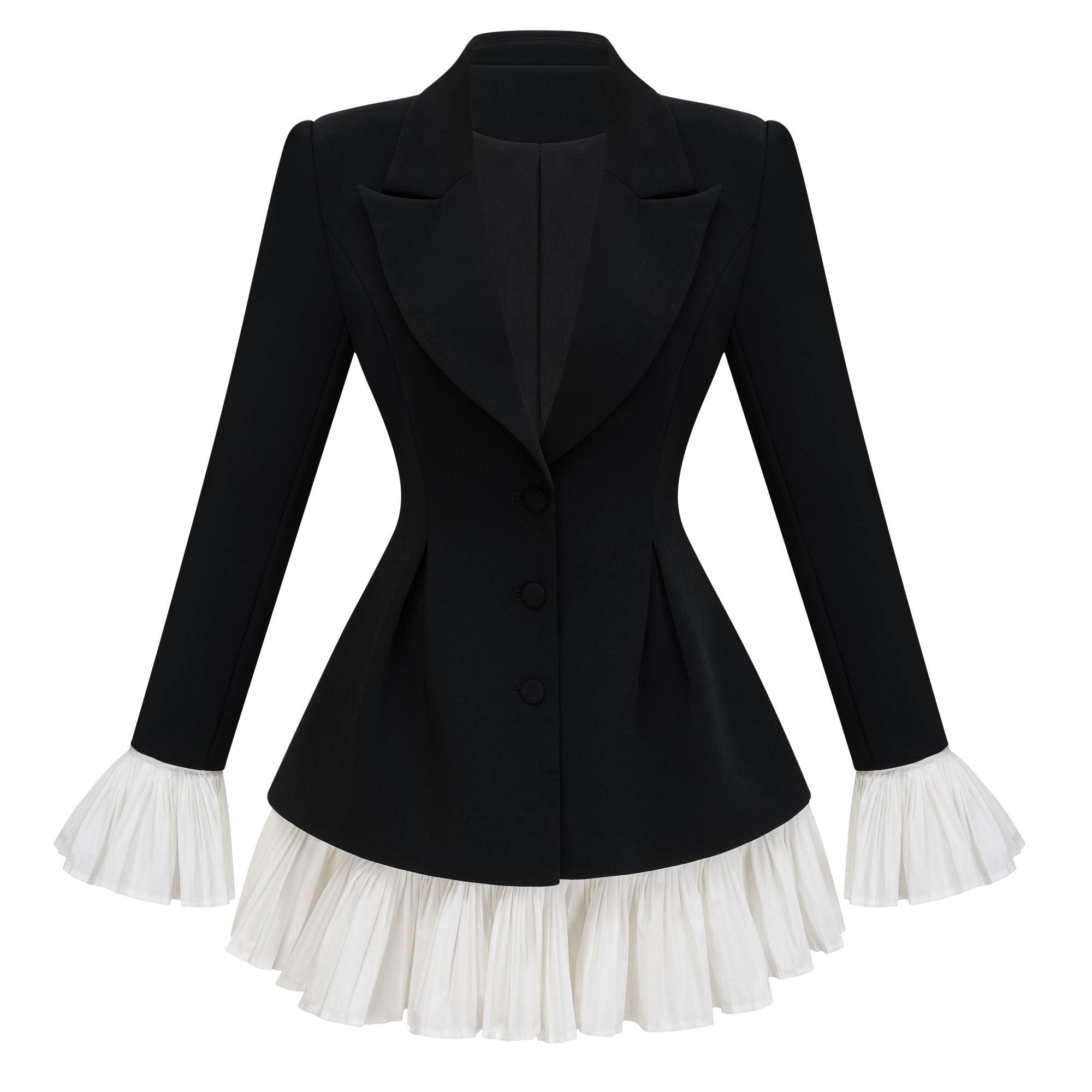 Rébecca Color Block Mini Blazer Dress