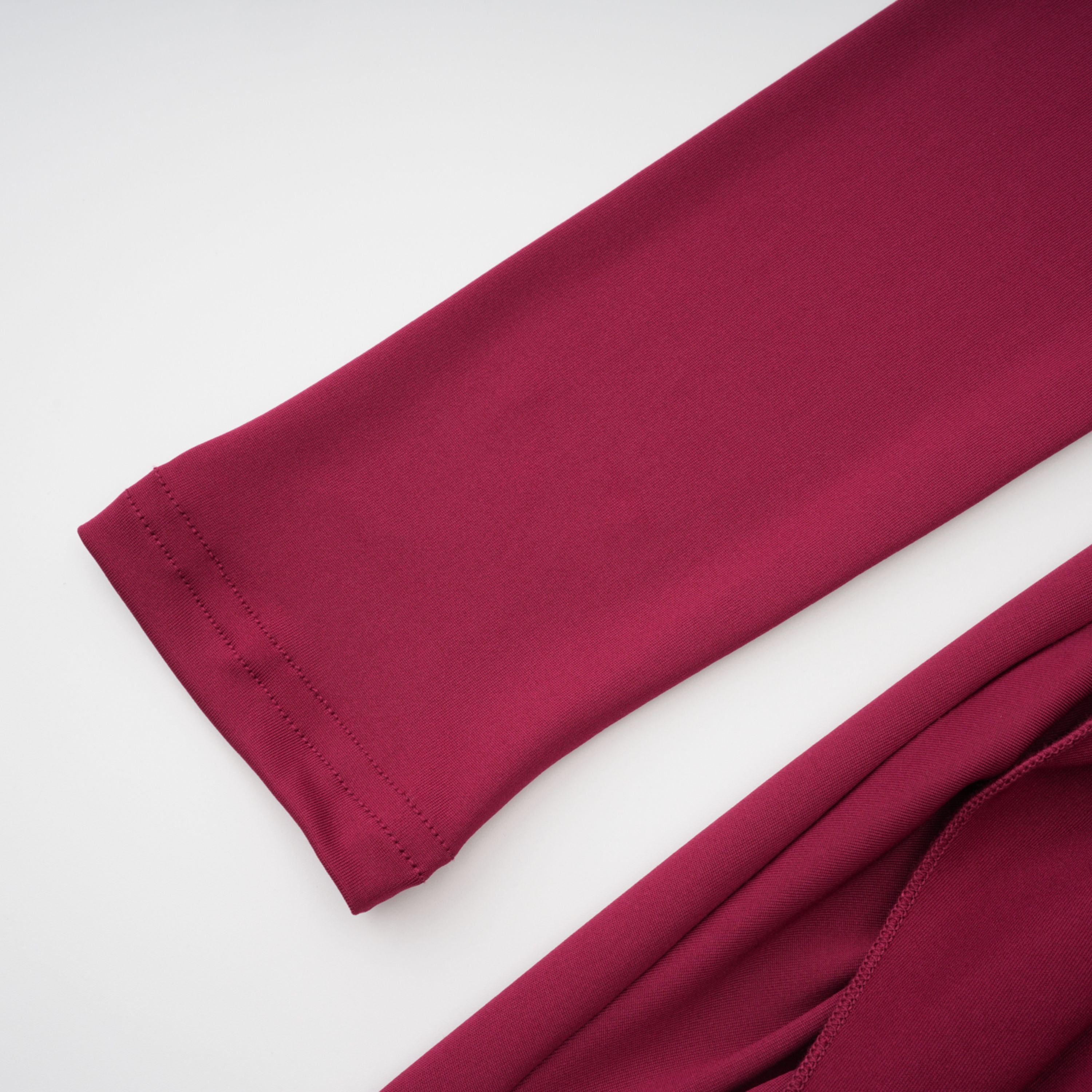 Neve Red High Neck Twist Knot Maxi Dress