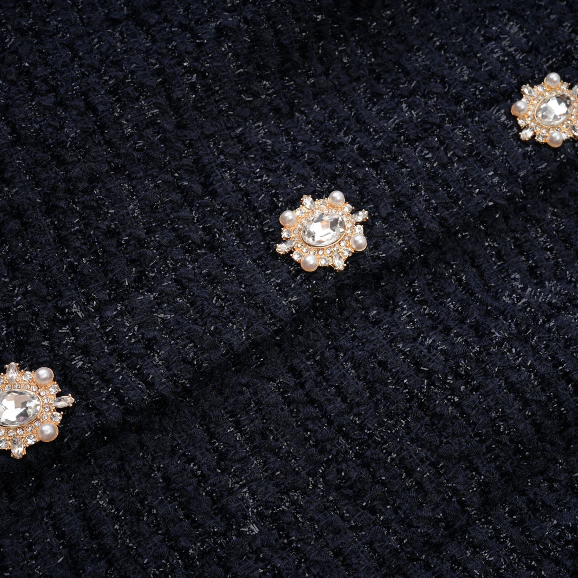 فستان ماكسي أزرق من جوزيت بخصر ببلوم