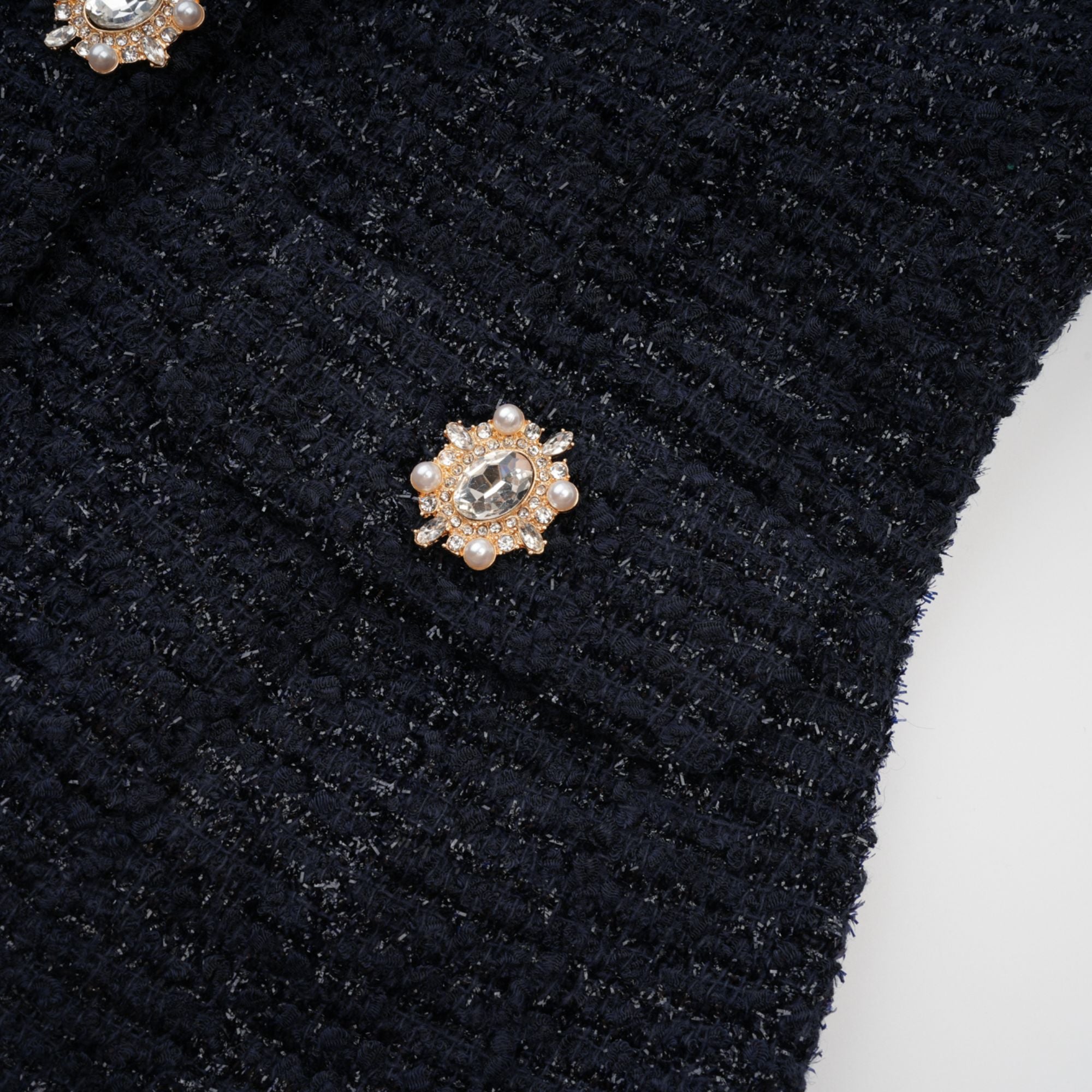 فستان ماكسي أزرق من جوزيت بخصر ببلوم