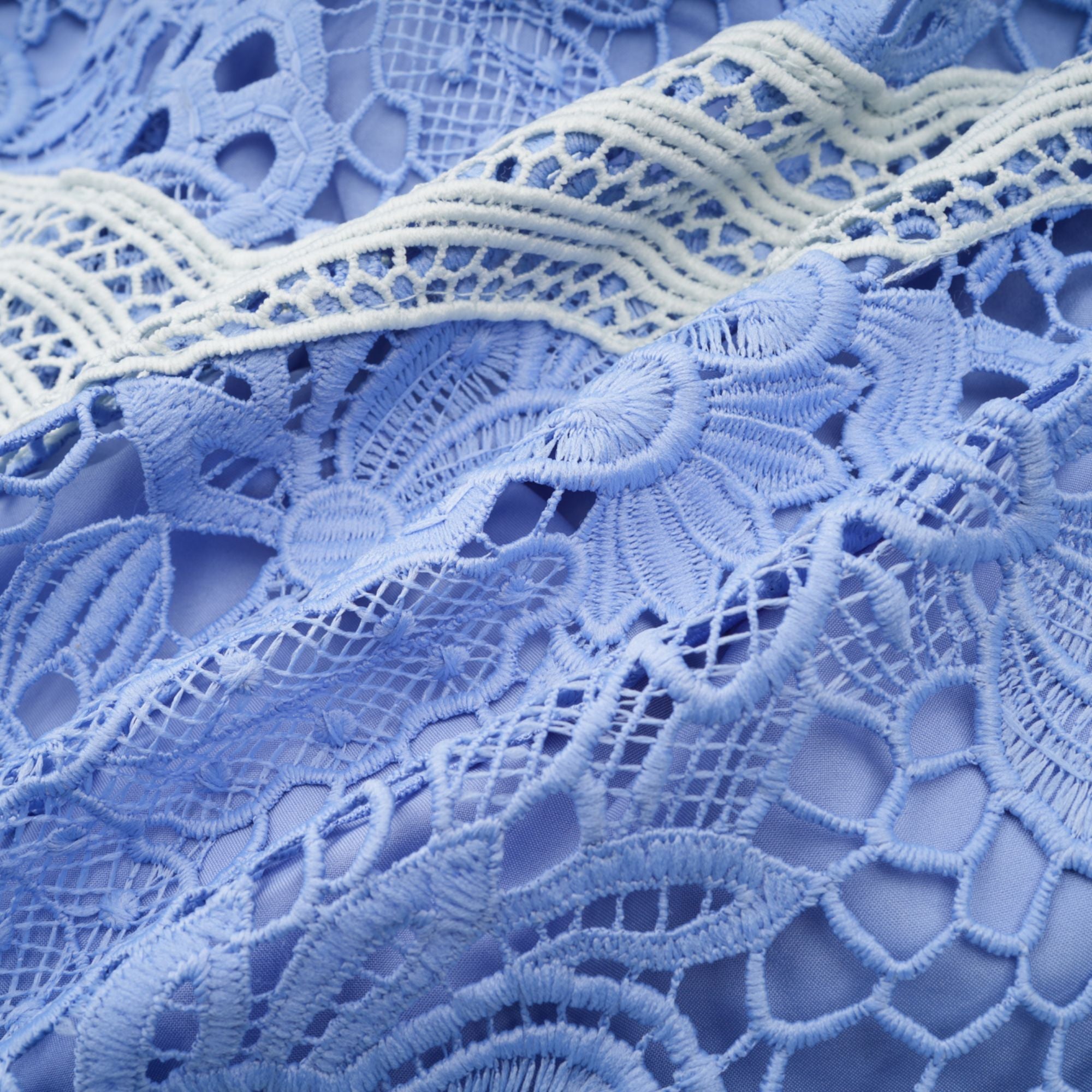 Gaëlle V-neck floral embroidered mini dress