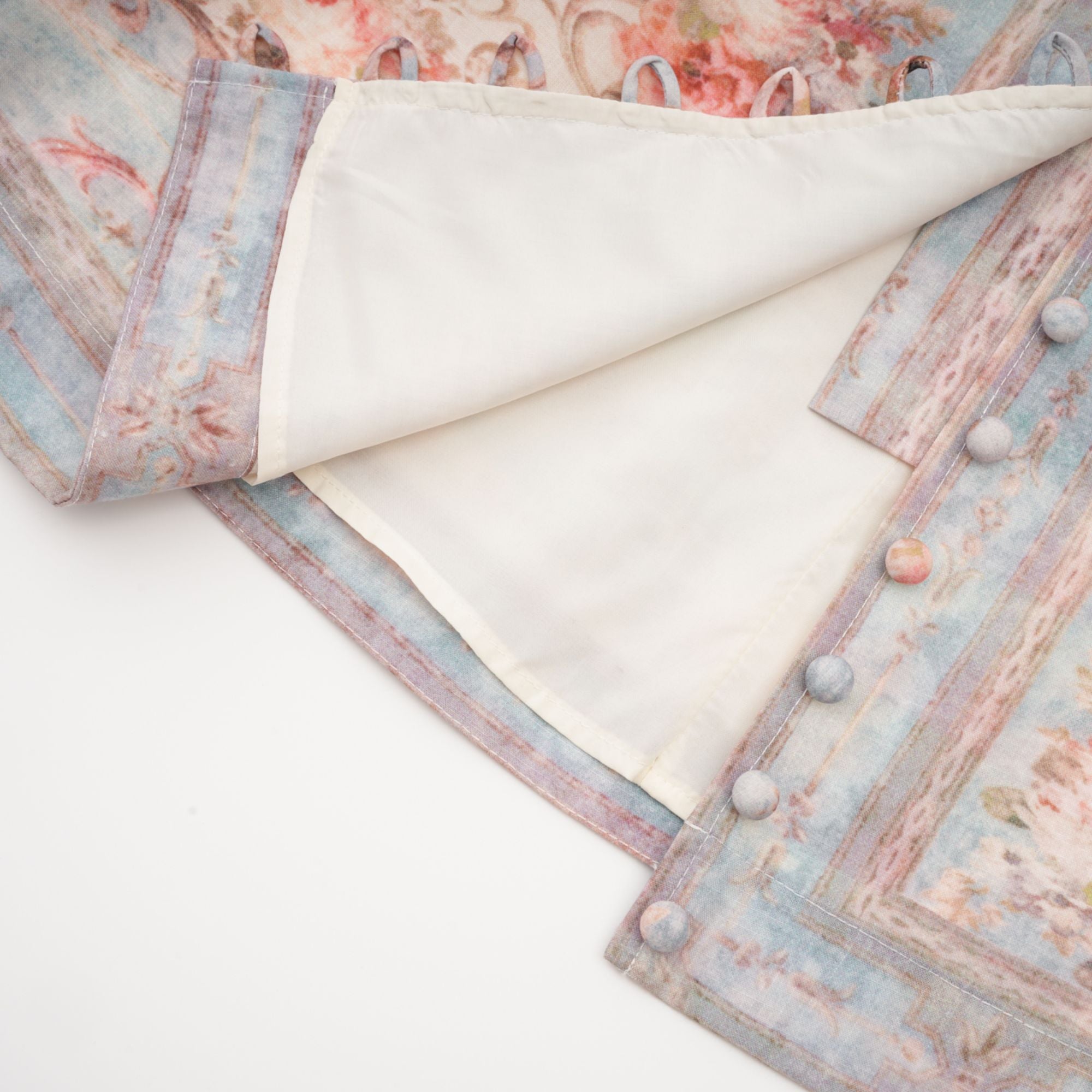 Clémence Romantic Floral Print Mini Dress(Final Sale)