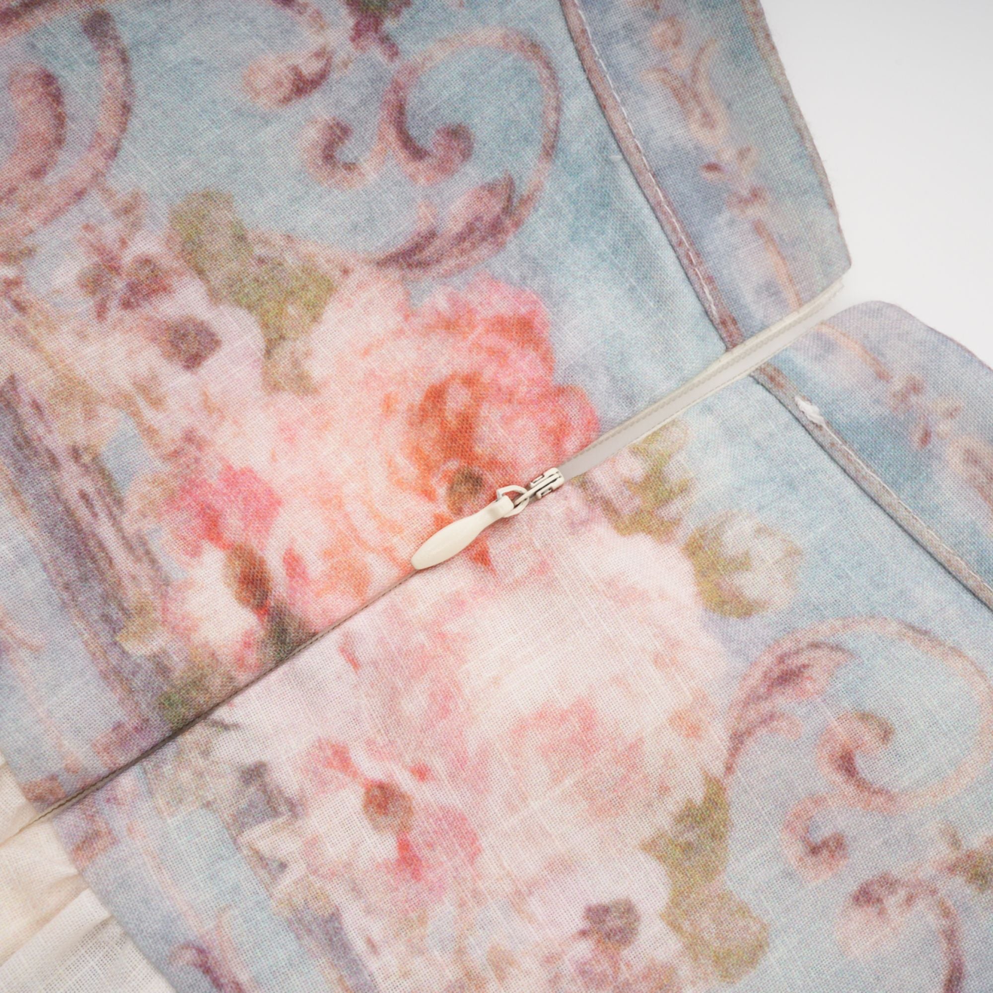 Clémence Romantic Floral Print Mini Dress(Final Sale)