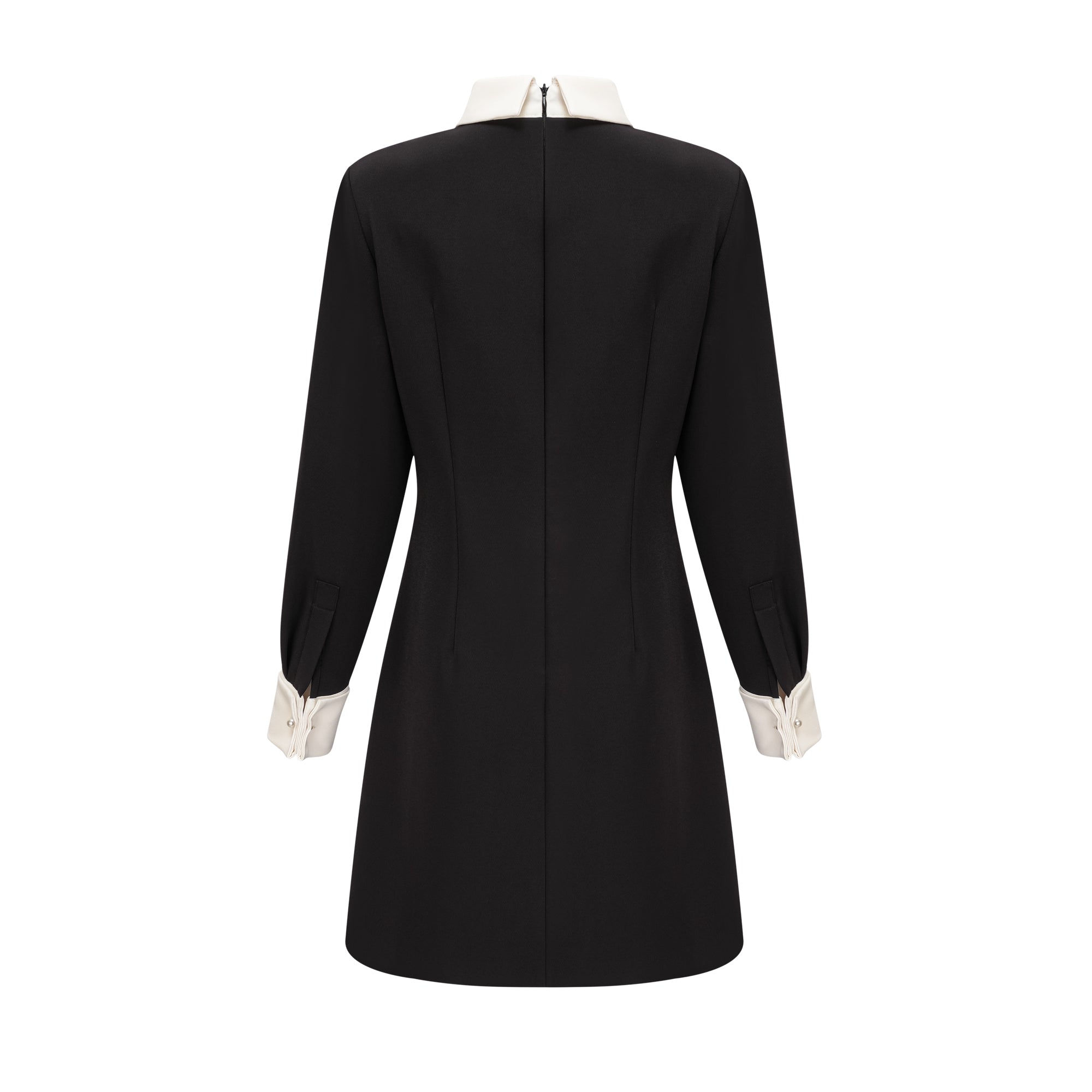 فستان قصير مزين بألوان متباينة من Esmée