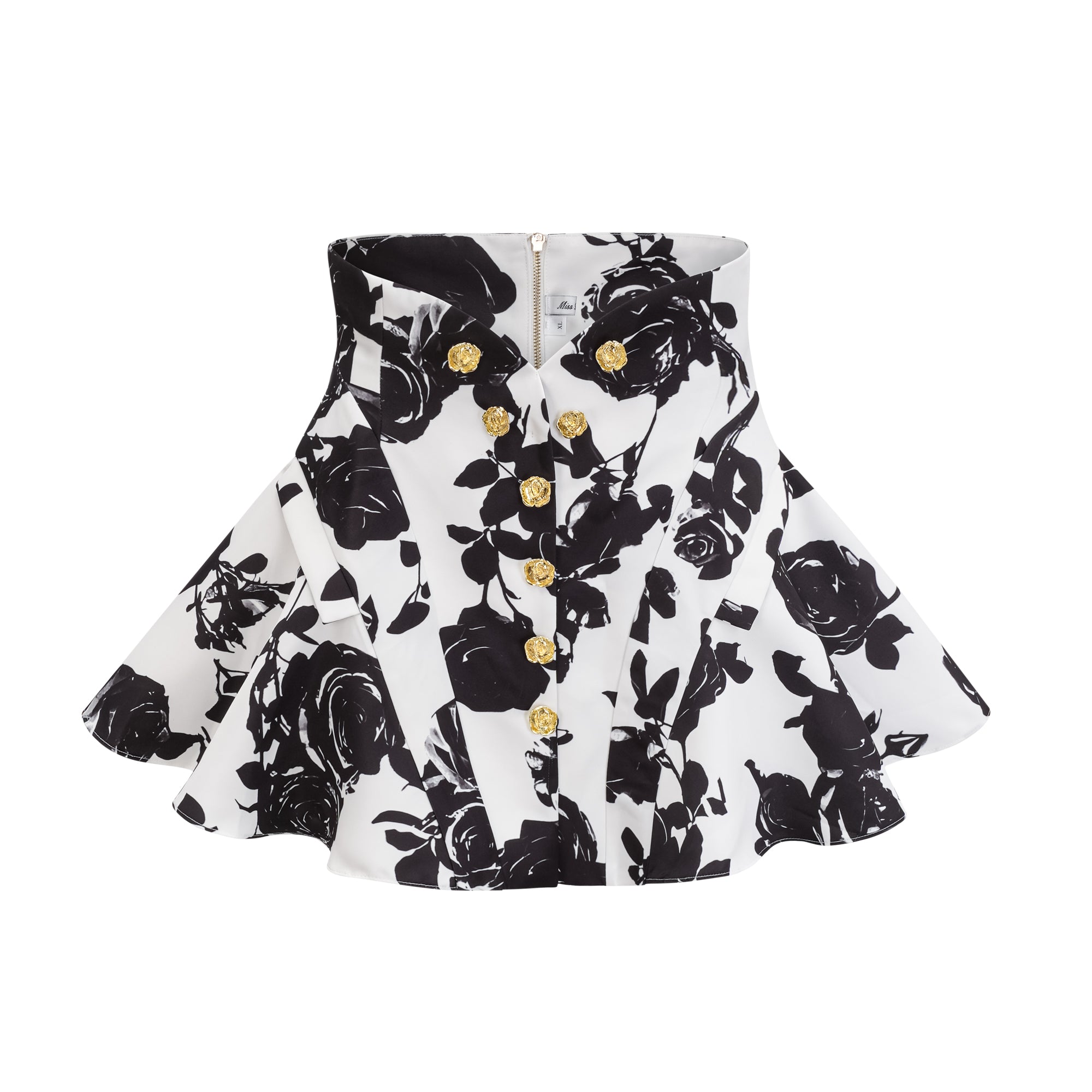 طقم قميص وتنورة متناسقين بطبعات الأزهار من Léonor