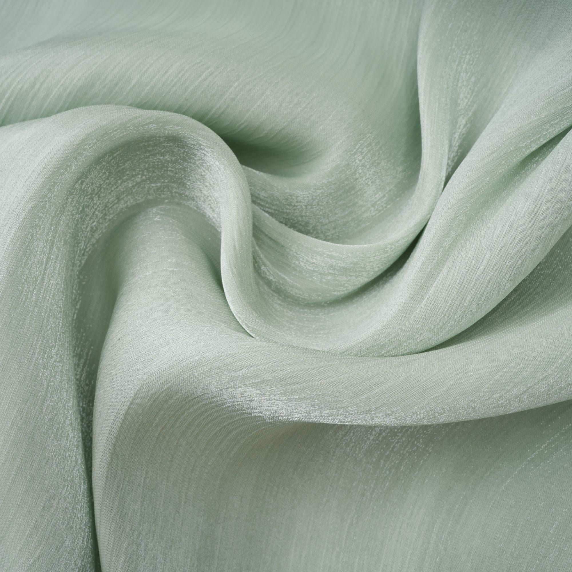 فستان ماكسي مكسّر باللون الأخضر النعناعي من يوراني