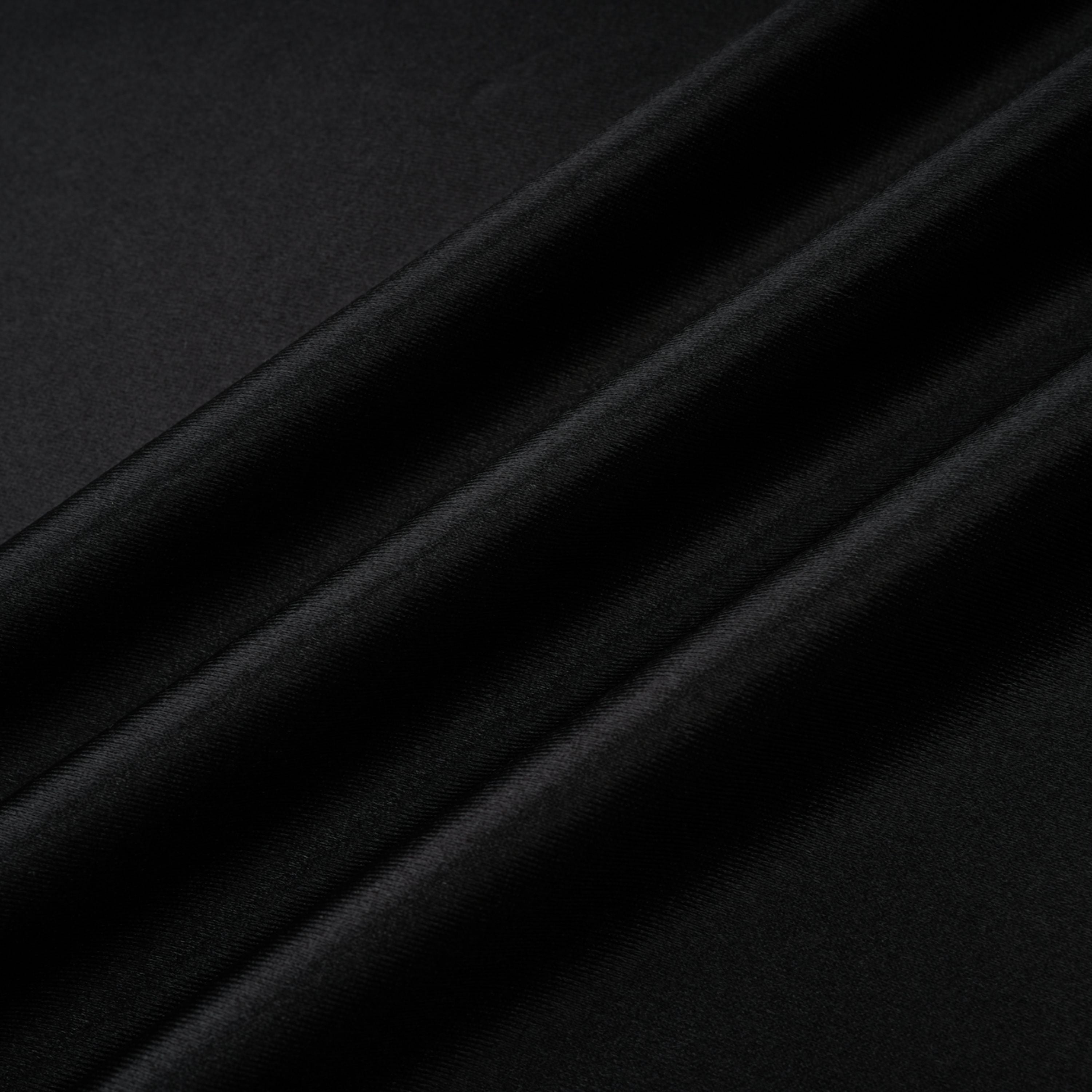 Ginevra black halterneck faux-pearl satin maxi dress