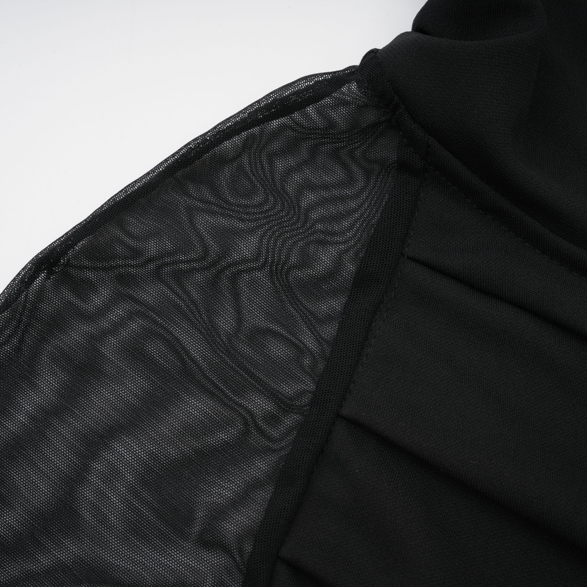 Clarisse semi-sheer ruched midi dress