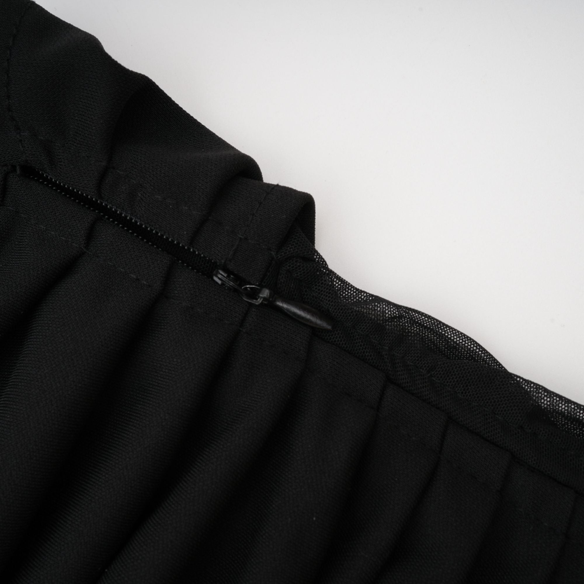 Clarisse semi-sheer ruched midi dress