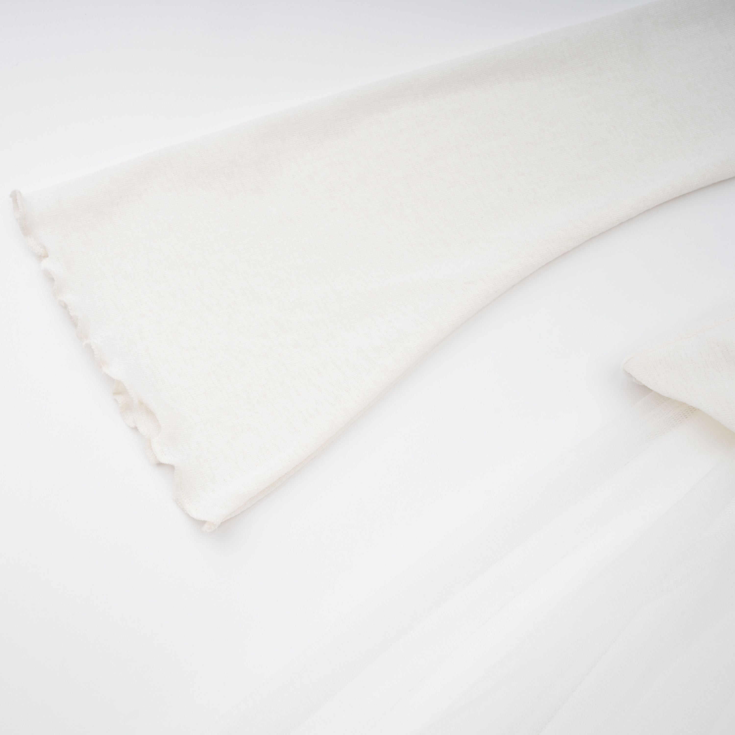 Lark White Tulle Panel Knit Midi Dress