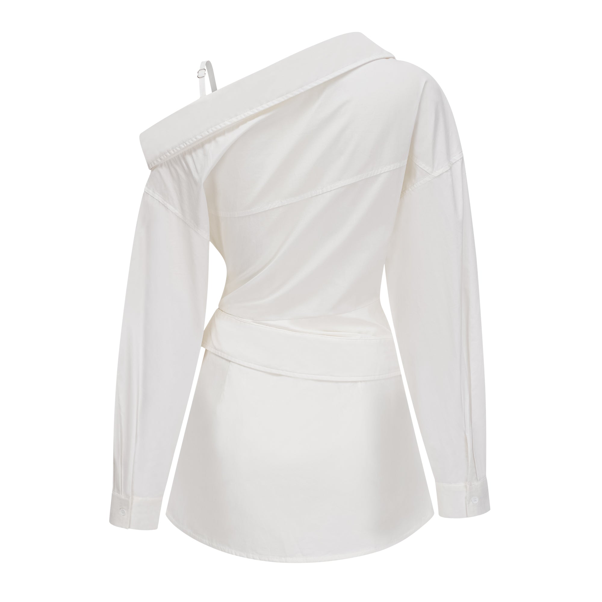 فستان قصير غير متماثل من Tímea White