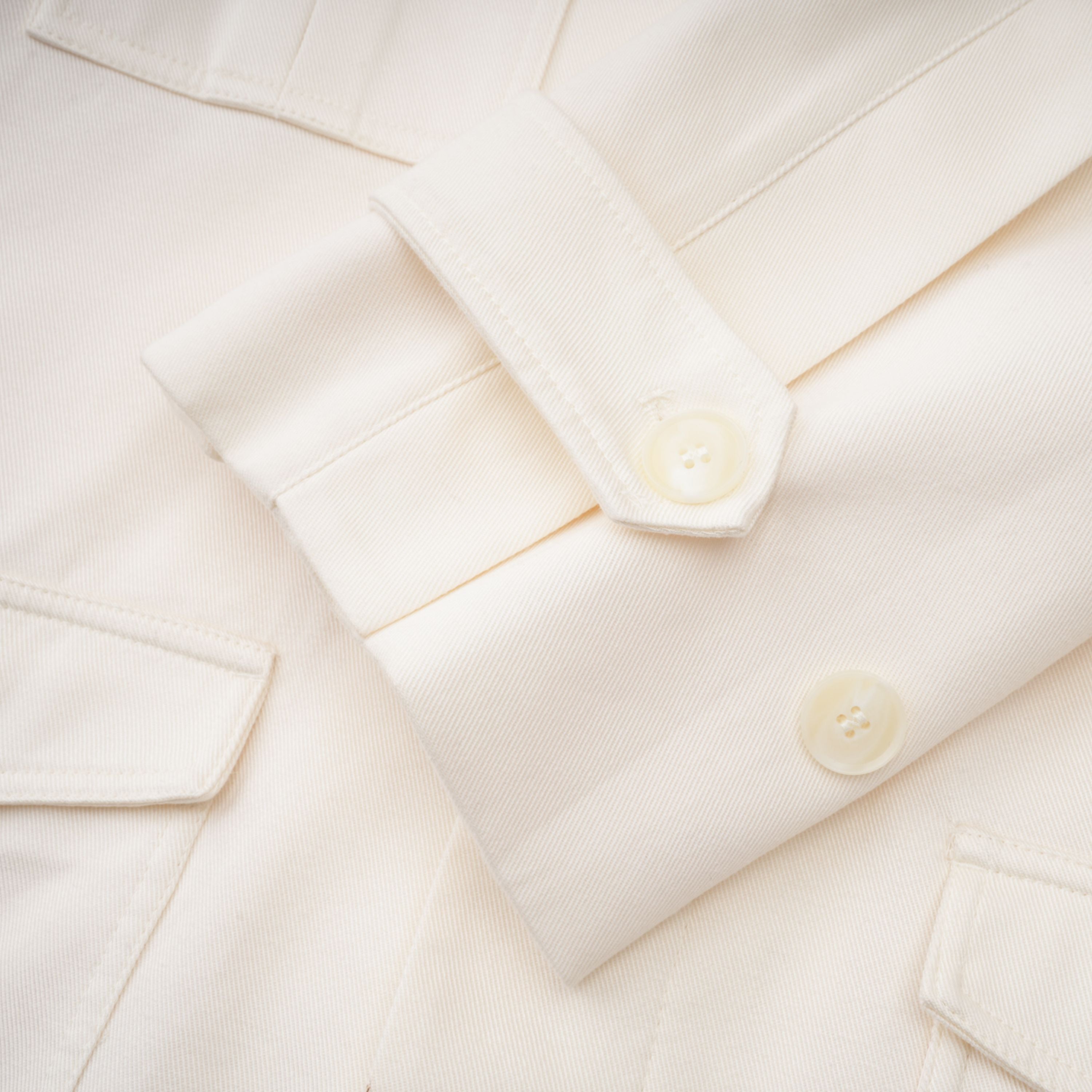 Ambre Cream White Belted Trench Coat