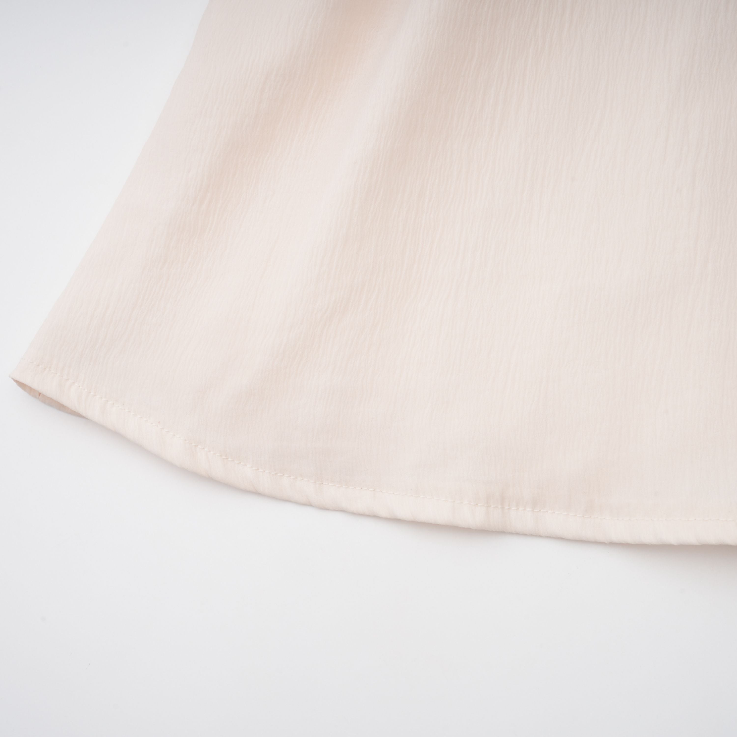 Perrine self-tie ruffled blouse & skirt matching set