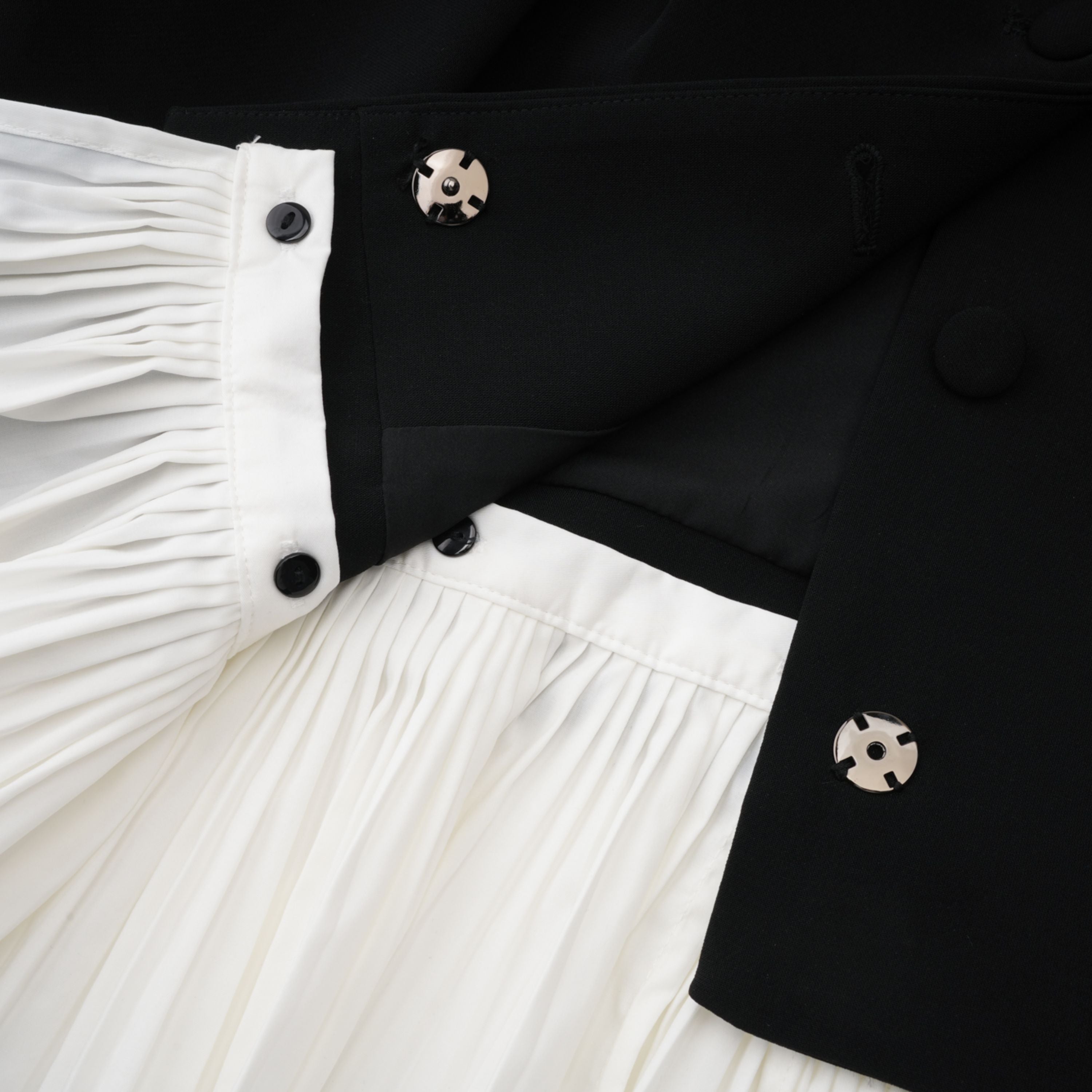 Rébecca Color Block Mini Blazer Dress