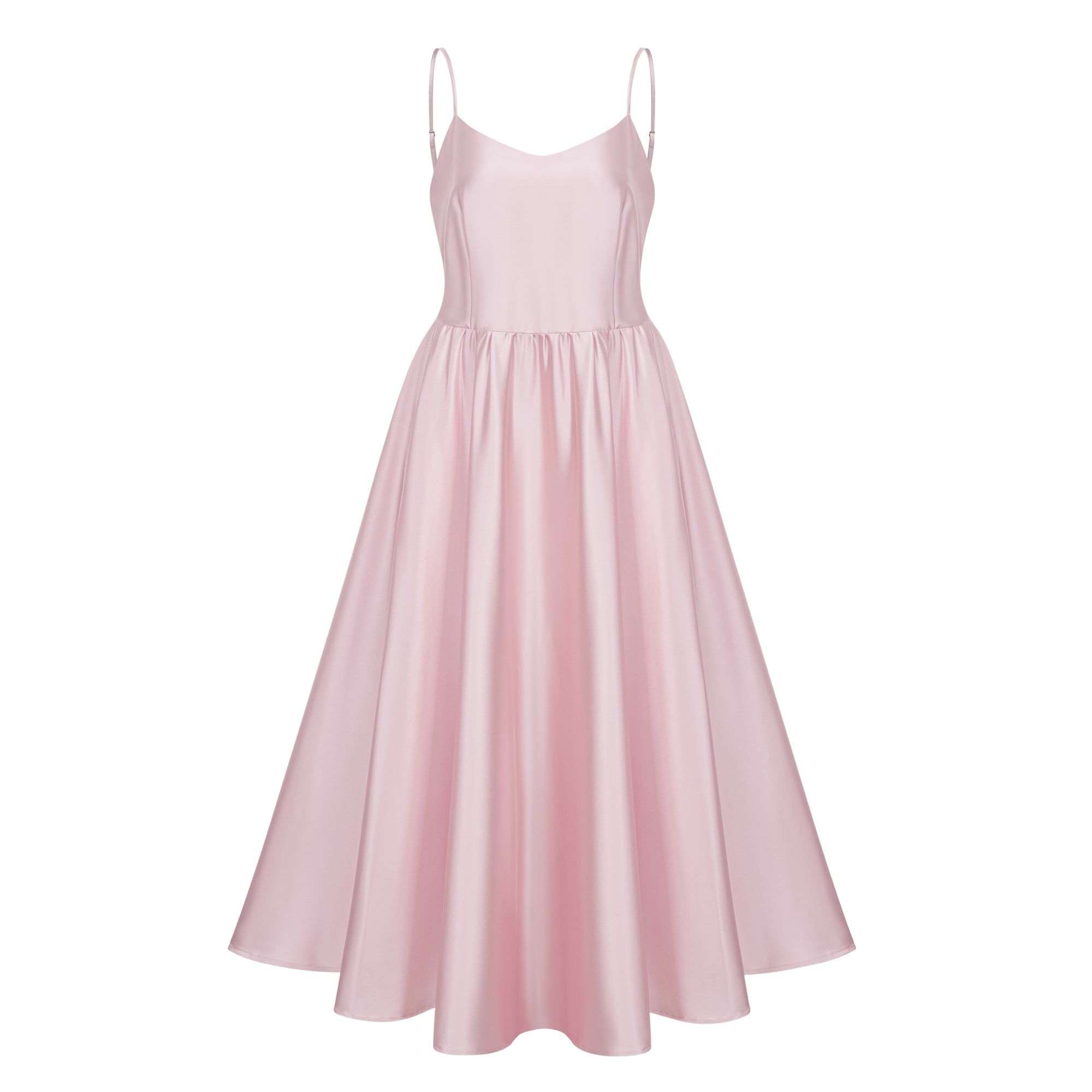 Fadila Pink – Set aus halbtransparenter Bluse und Kleid