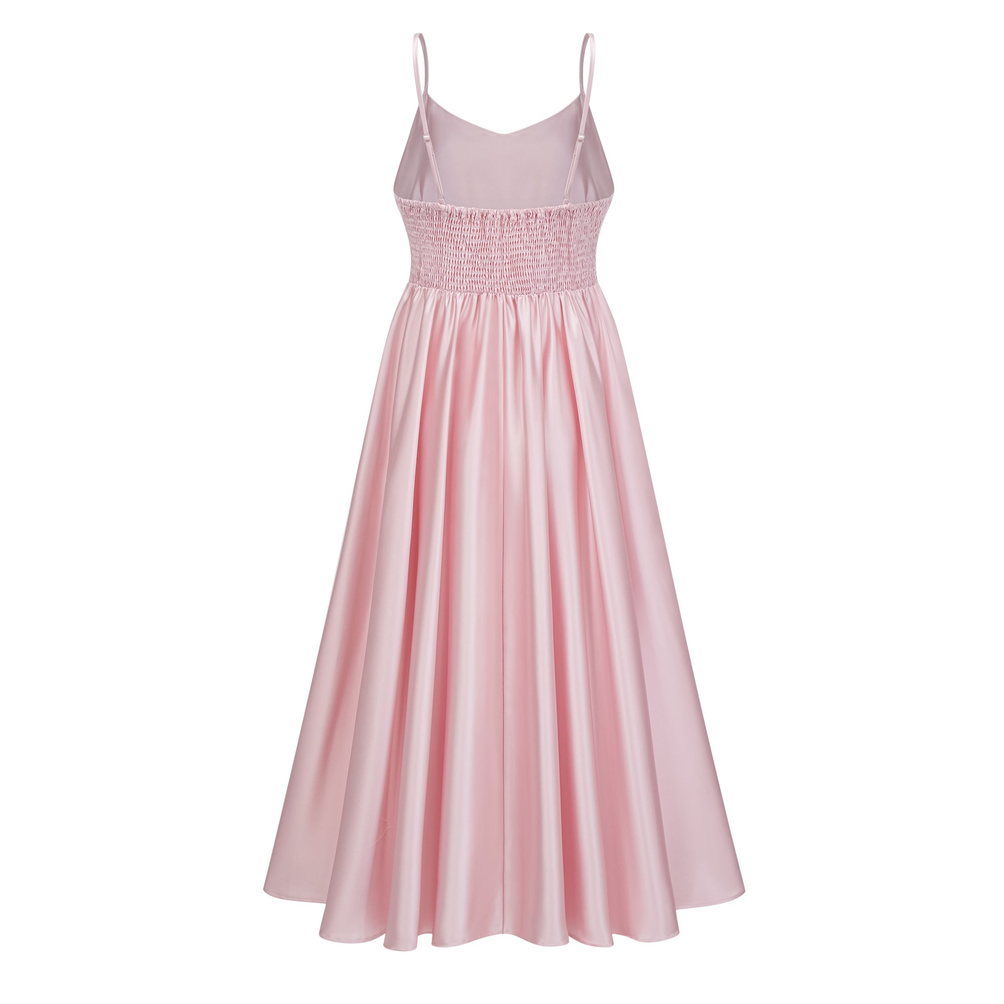 Fadila Pink – Set aus halbtransparenter Bluse und Kleid