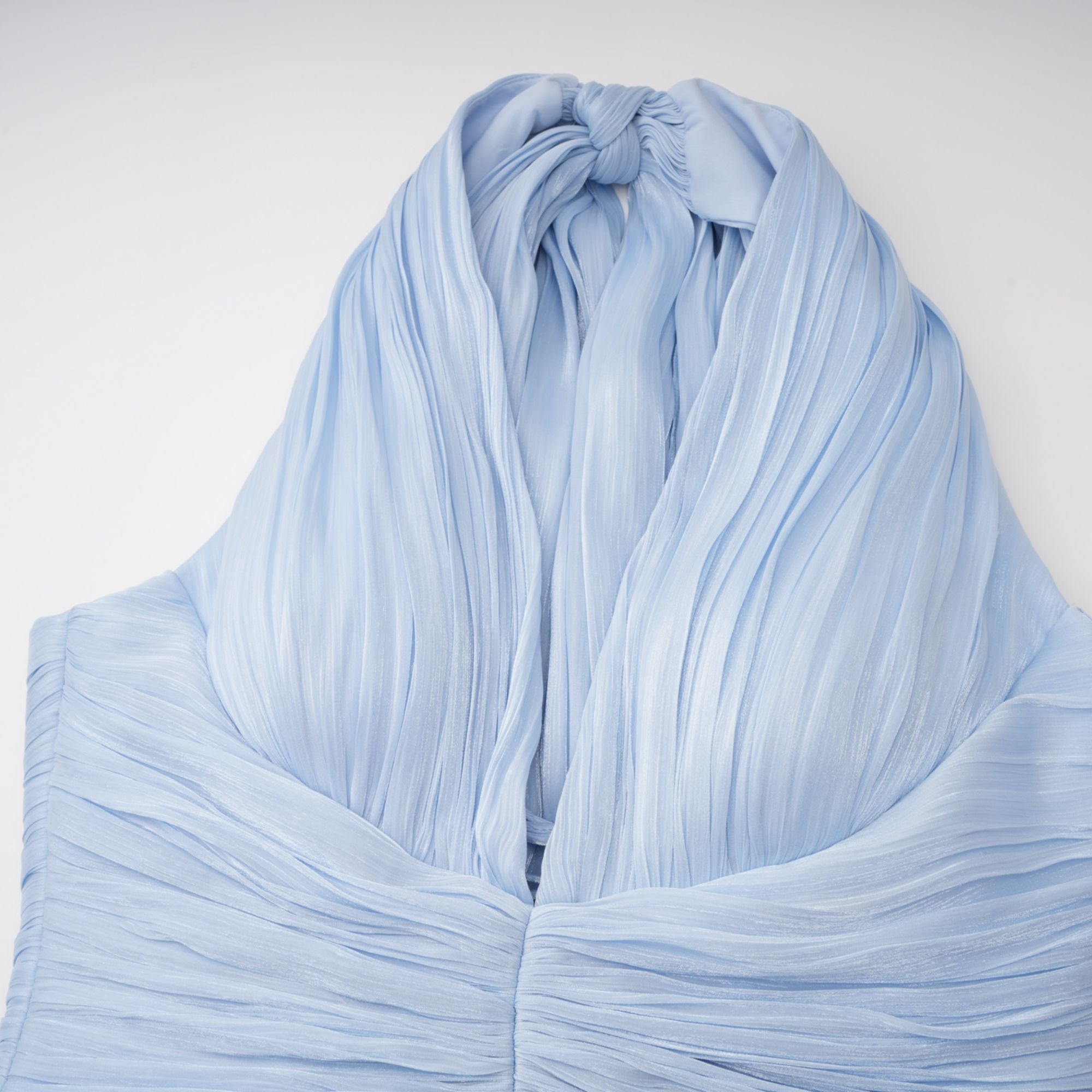 فستان ماكسي أزرق لامع من Térébenthine