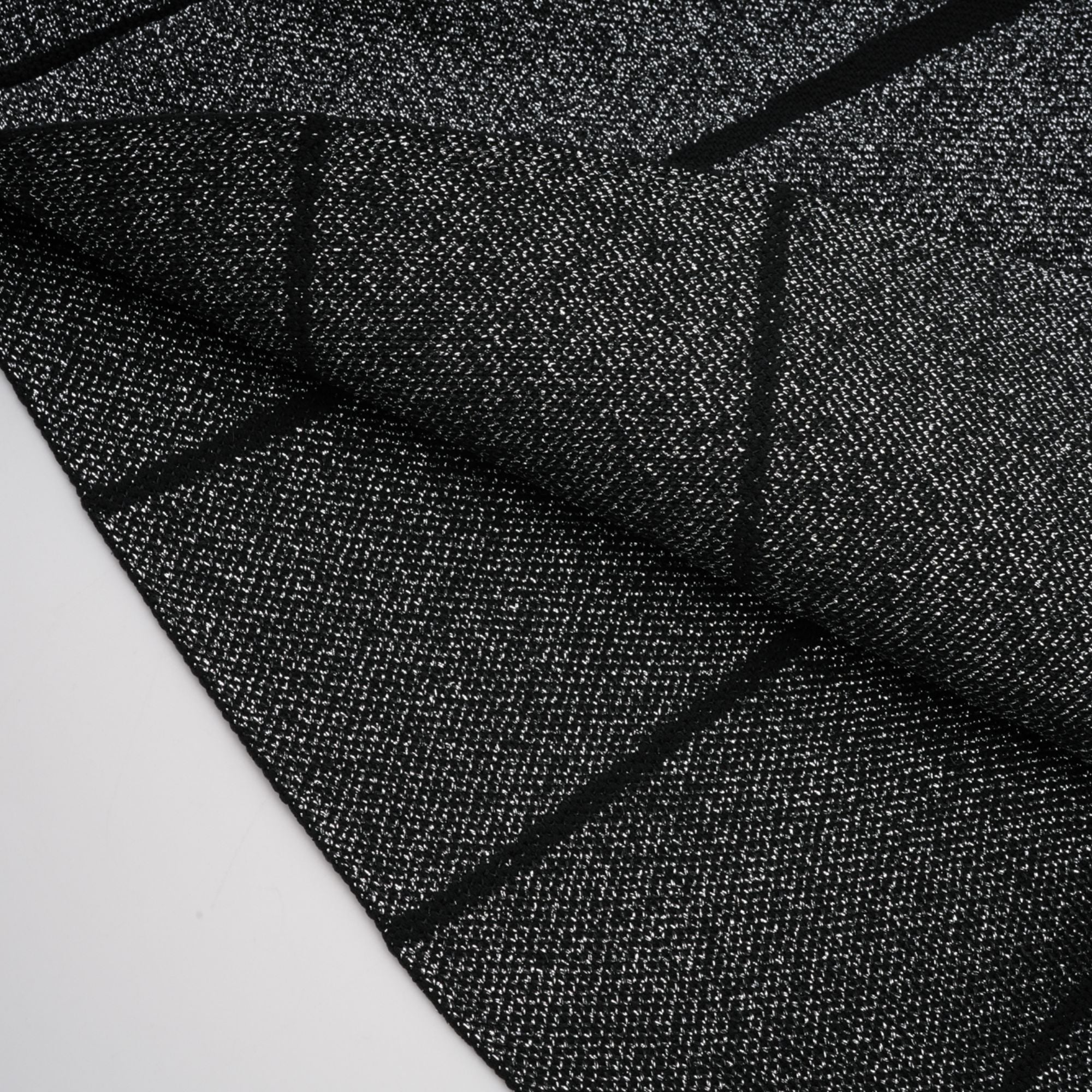 Anouk schwarzes ausgestelltes Minikleid mit Glitzer