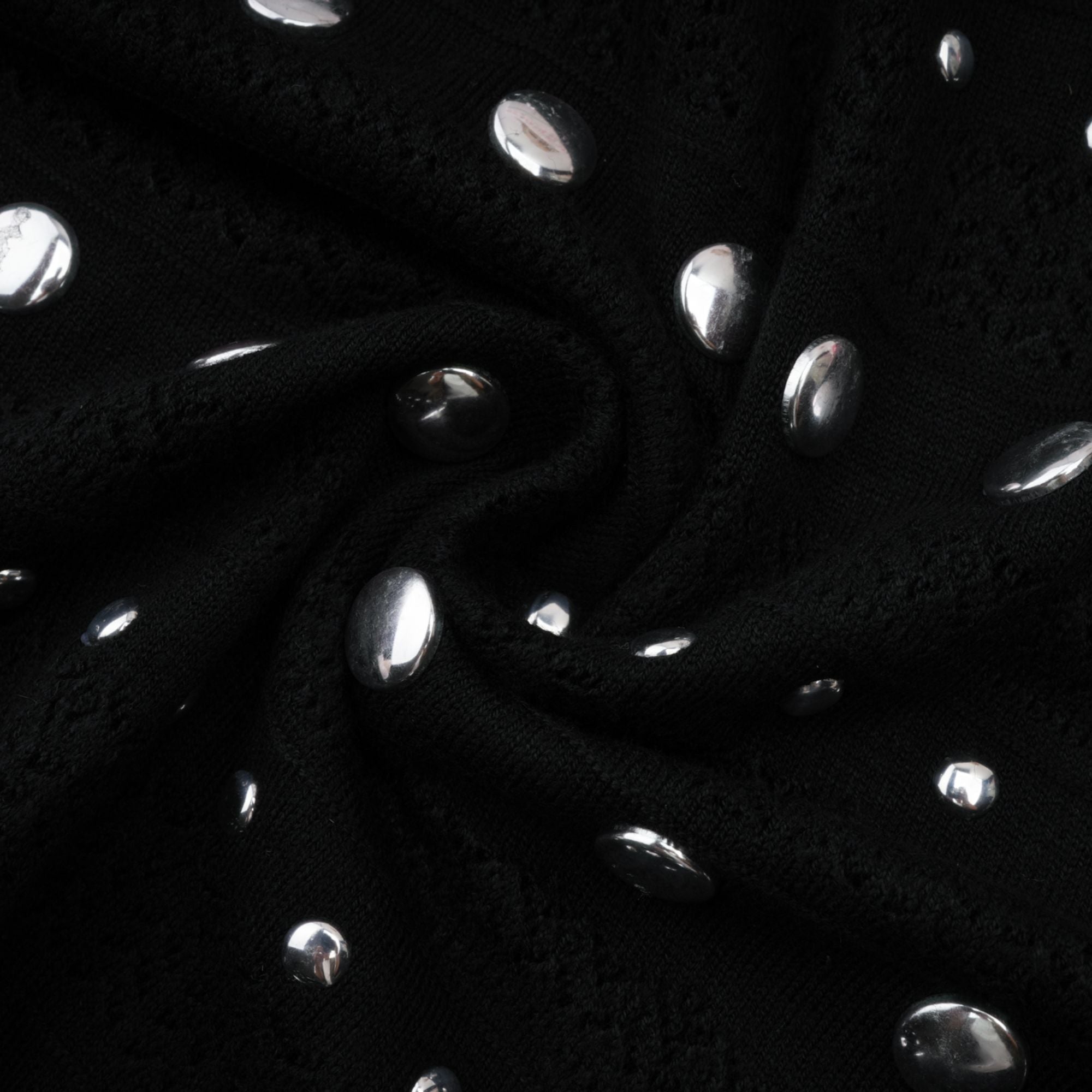 Chloé studded crochet-knit maxi dress in Black