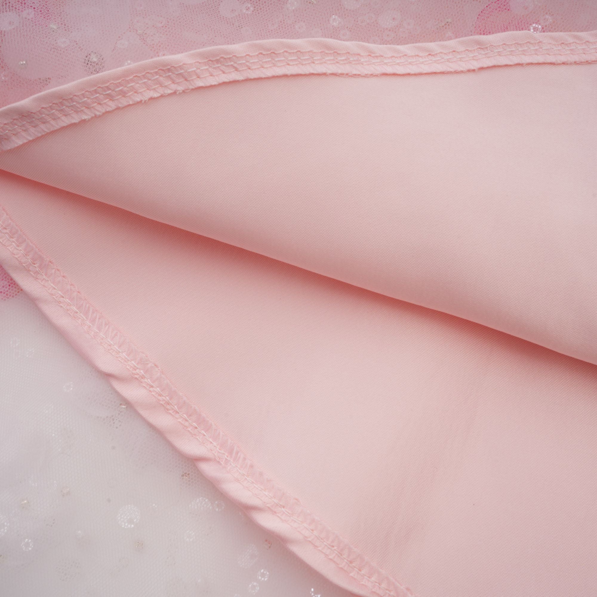 فستان ليلو قصير منتفخ بتلات ثلاثية الأبعاد