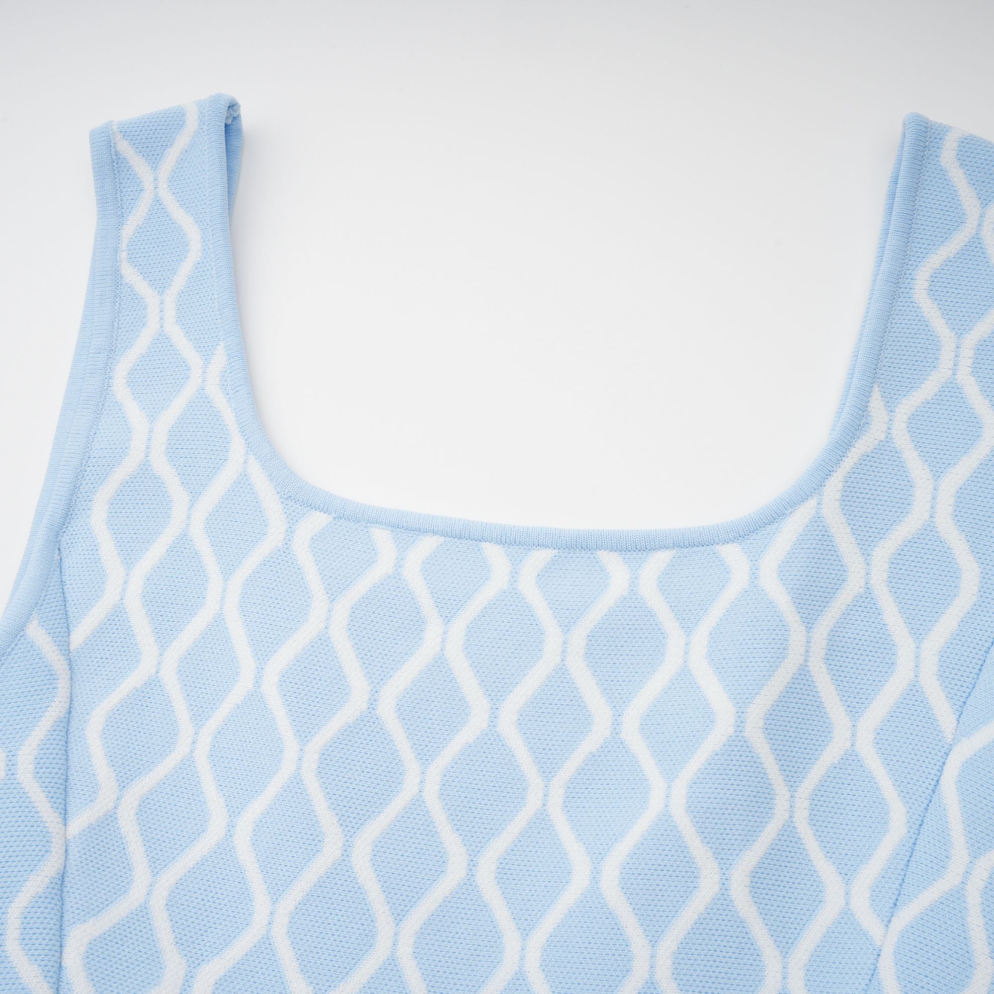 Hélène patterned-jacquard sleeveless mini dress