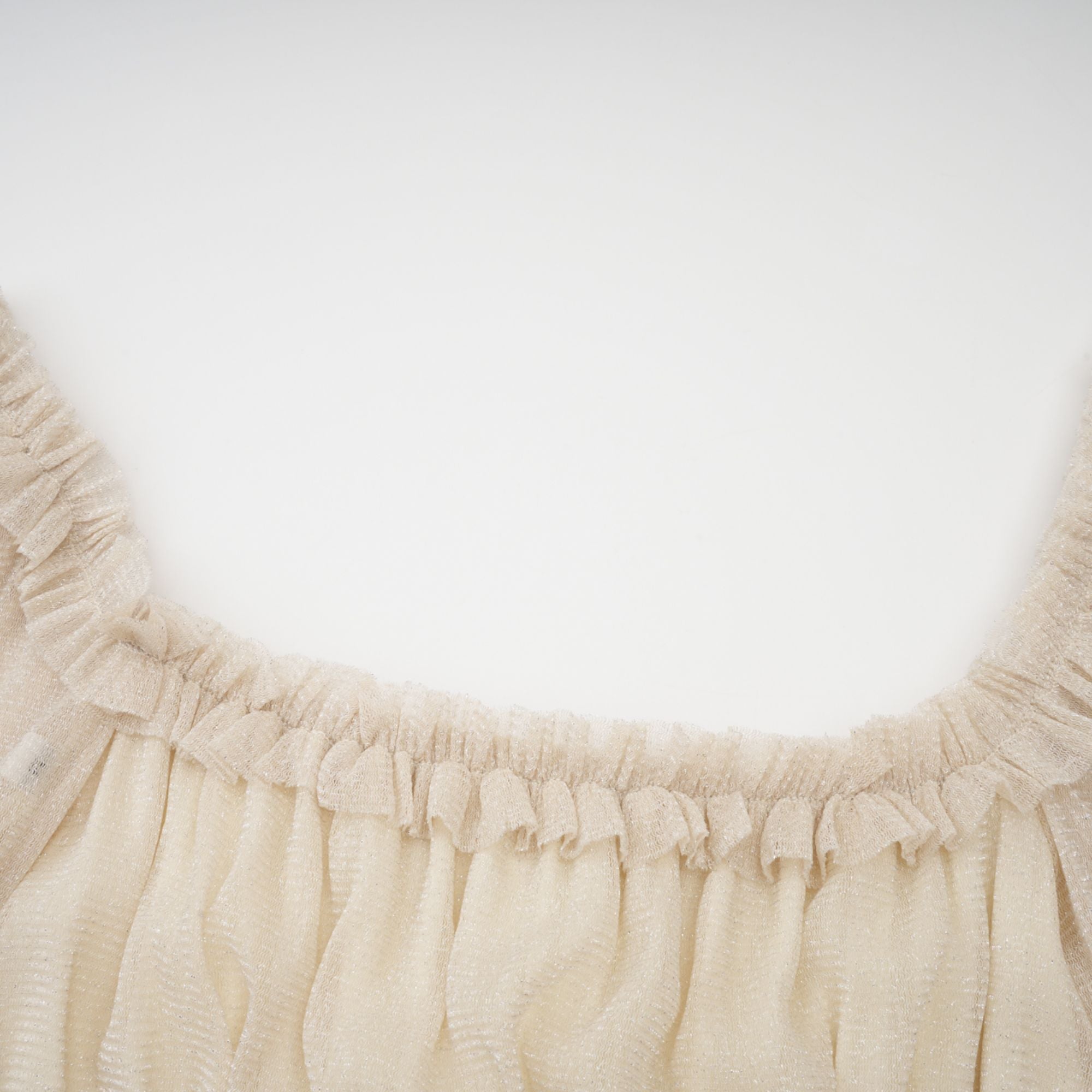 Camille pleated shirred metallic midi dress