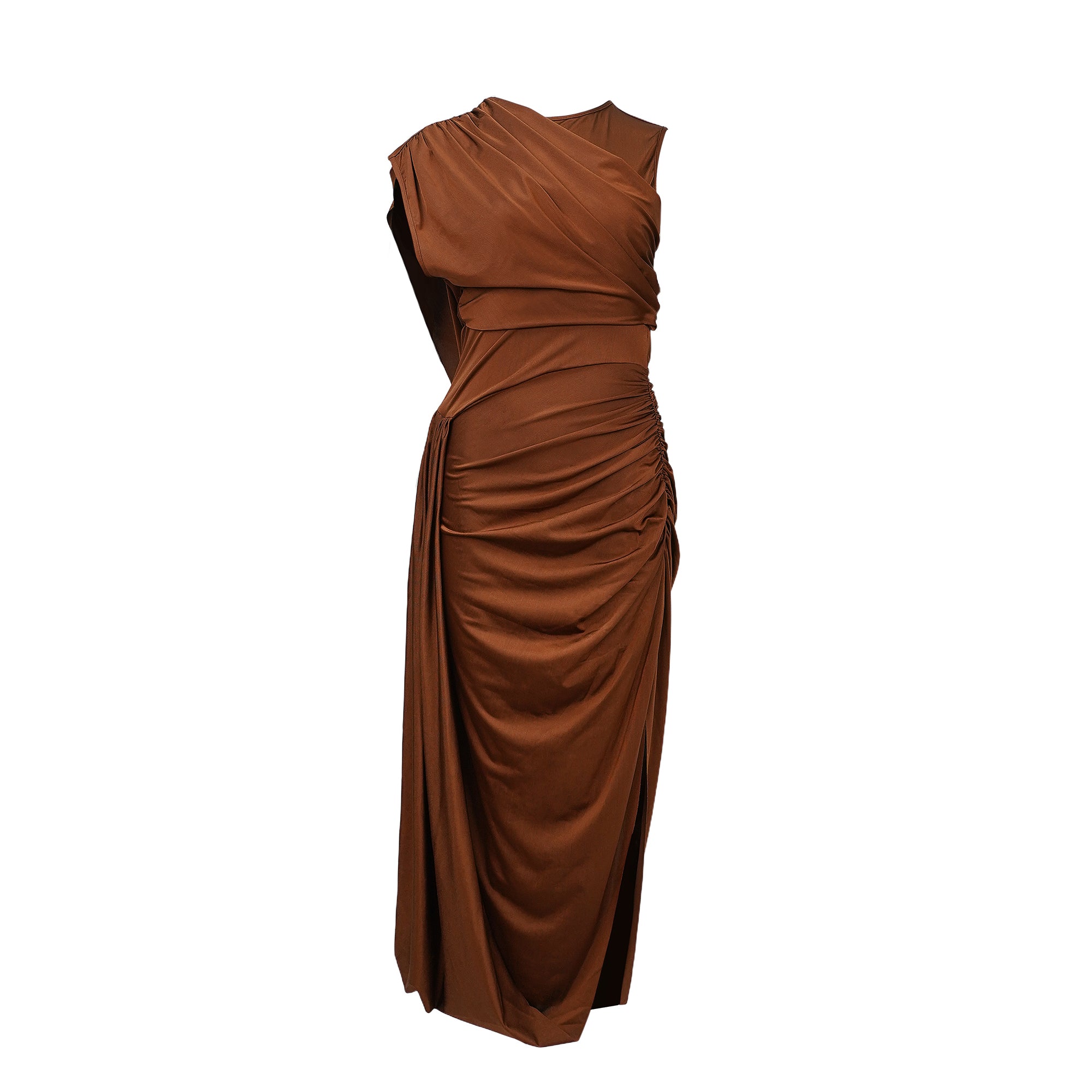 فستان ماكسي غير متماثل من رين براون