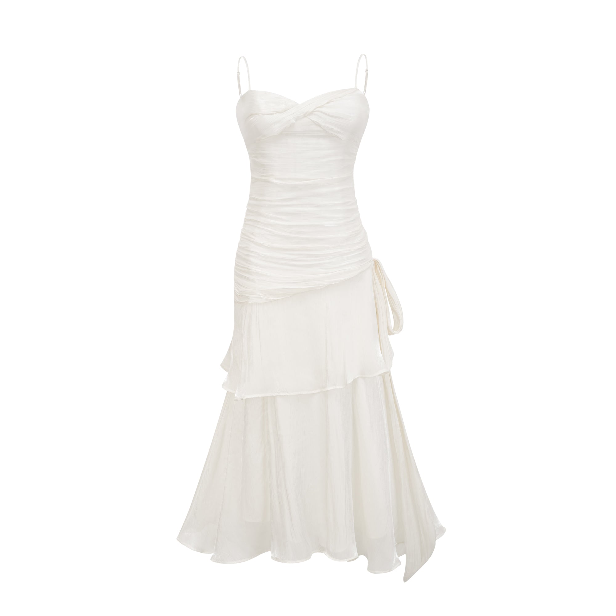 فستان ميدي متعدد الطبقات ذو حافة مكشكشة من Bérénice (بيع نهائي - الولايات المتحدة فقط)