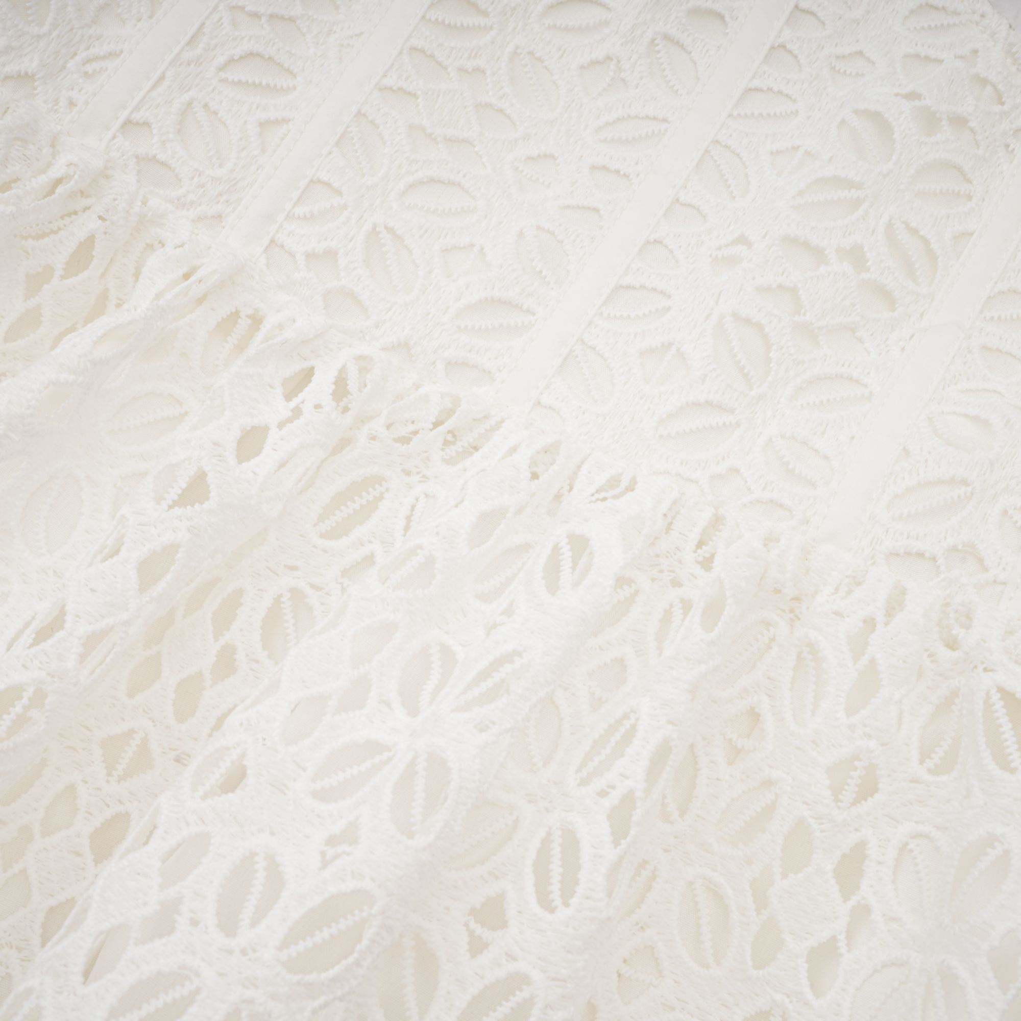 فستان كاتريونا متوسط الطول من القطن بفتحات وحزام